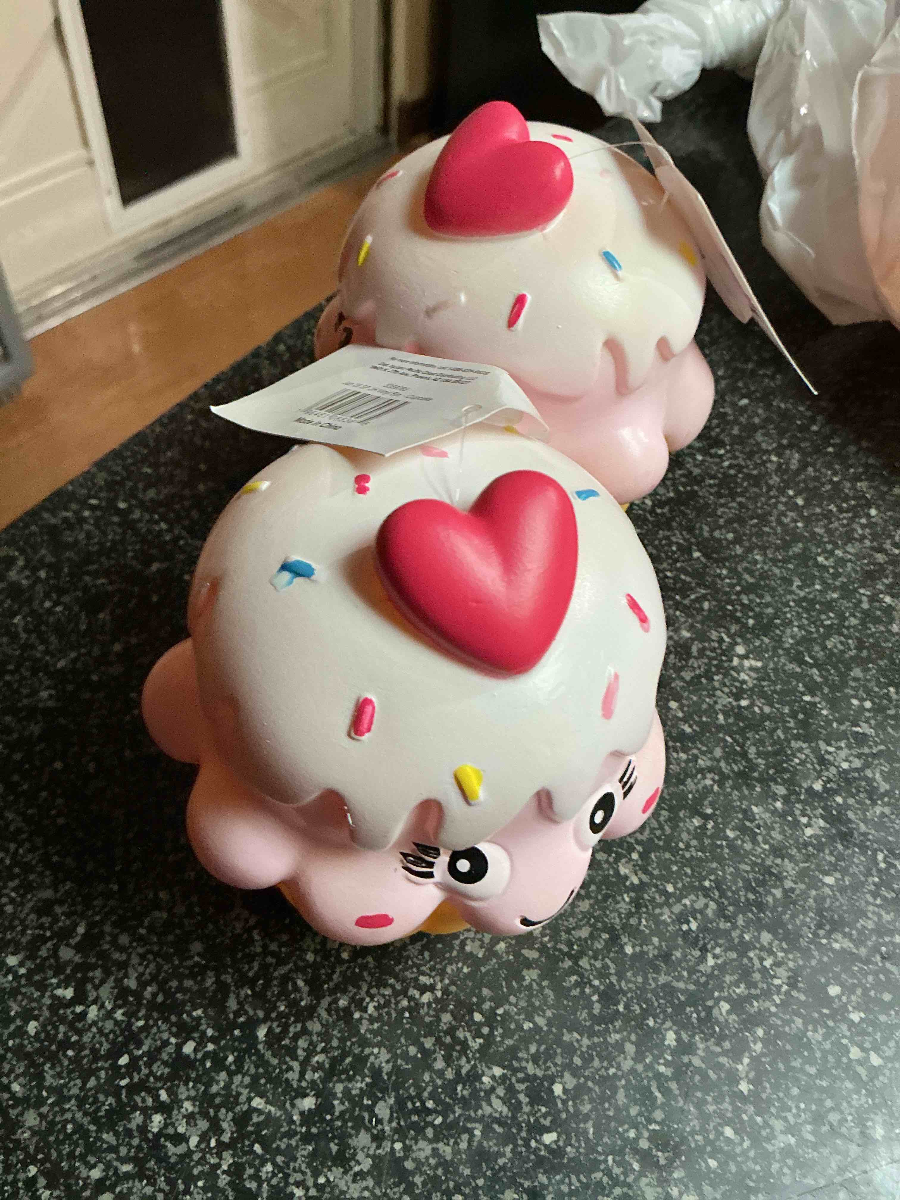 Condition photo showing New/Like New for Joyhound Ice Cream Cupcake Squeaky  Dog  Toy 