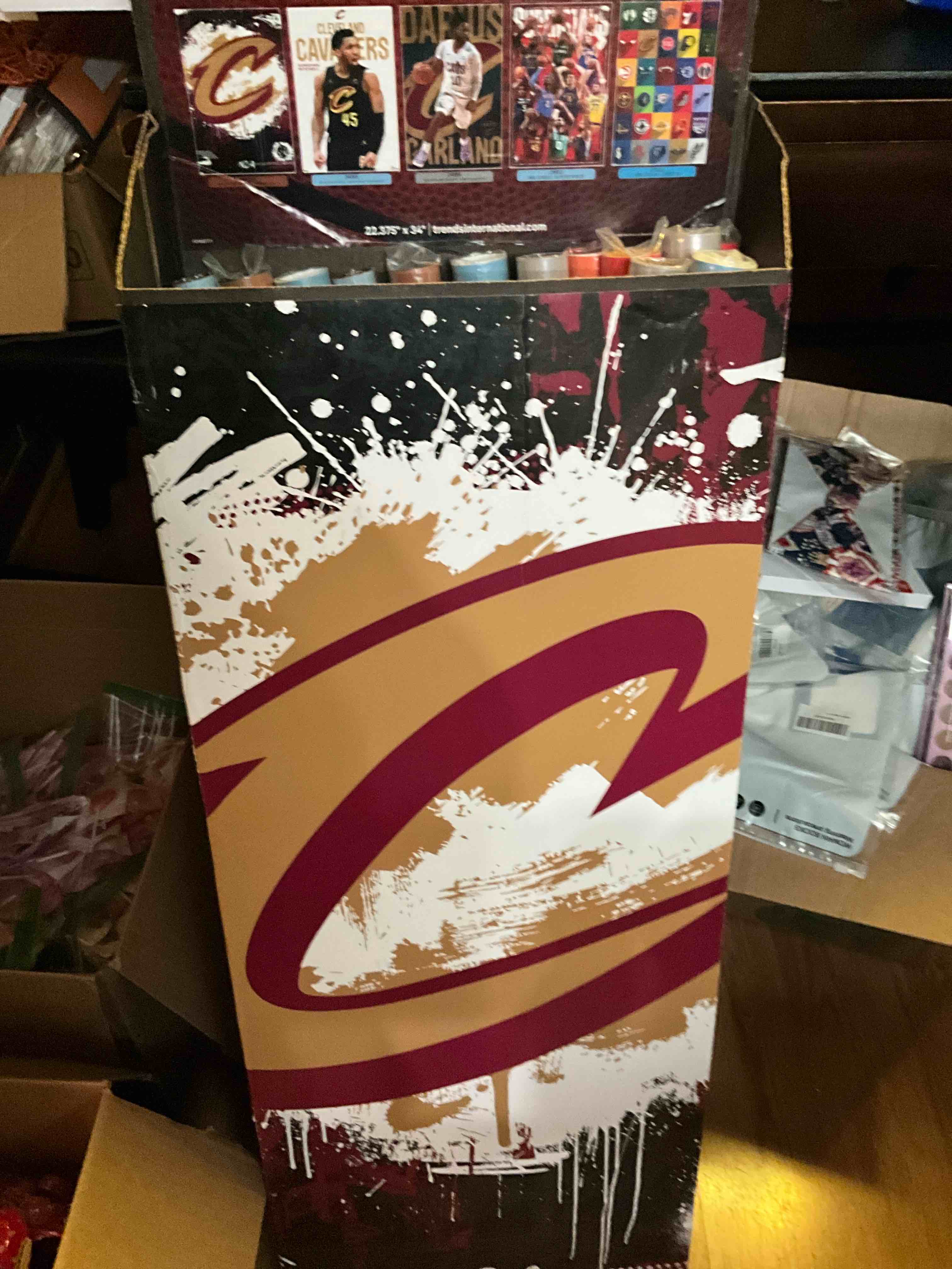 Condition photo showing New/Like New for All Posters Display with 19 NBA Posters - 5 different posters 