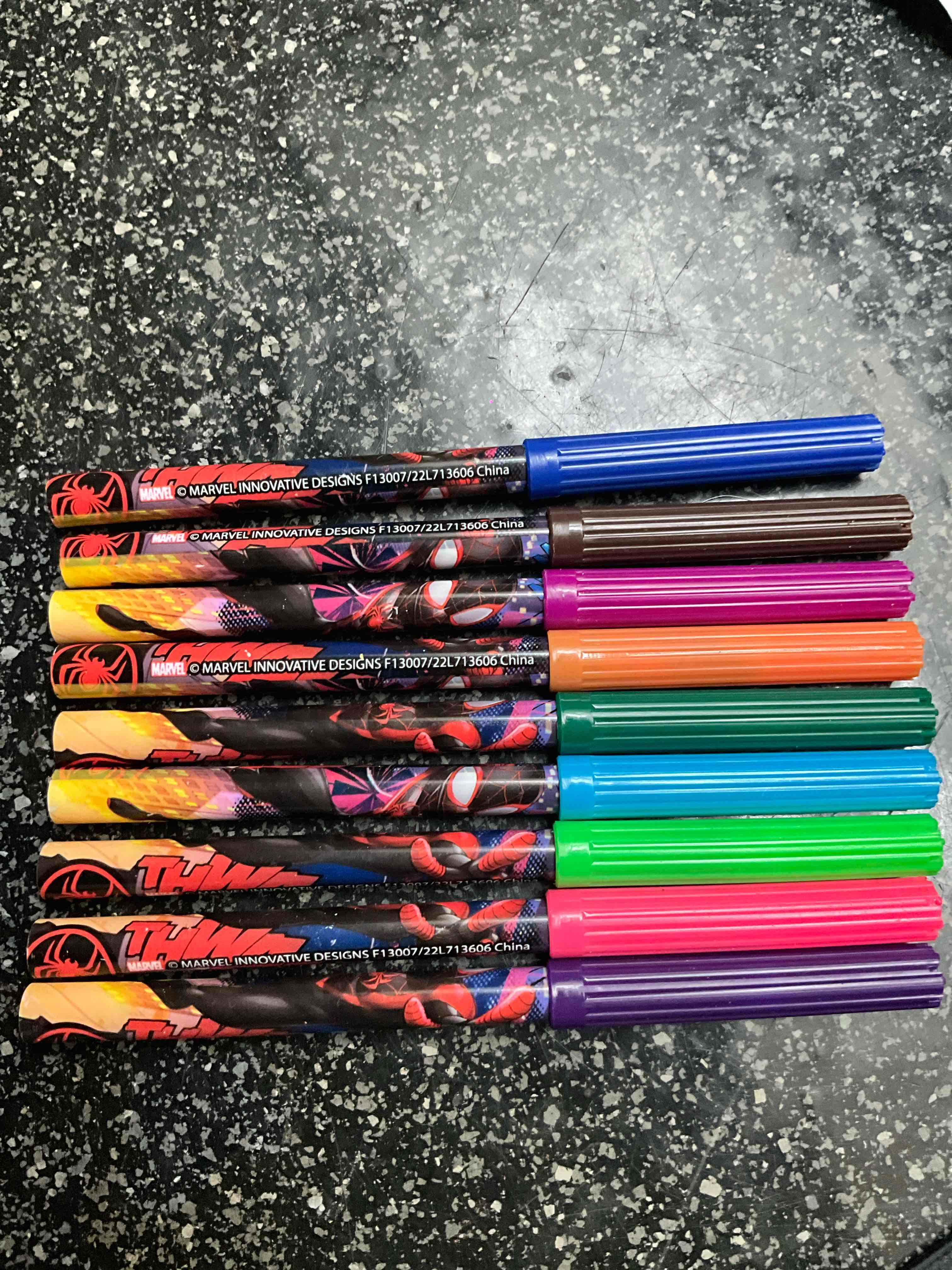 Condition photo showing New/Like New for Marvel Comics Markers - 9 count