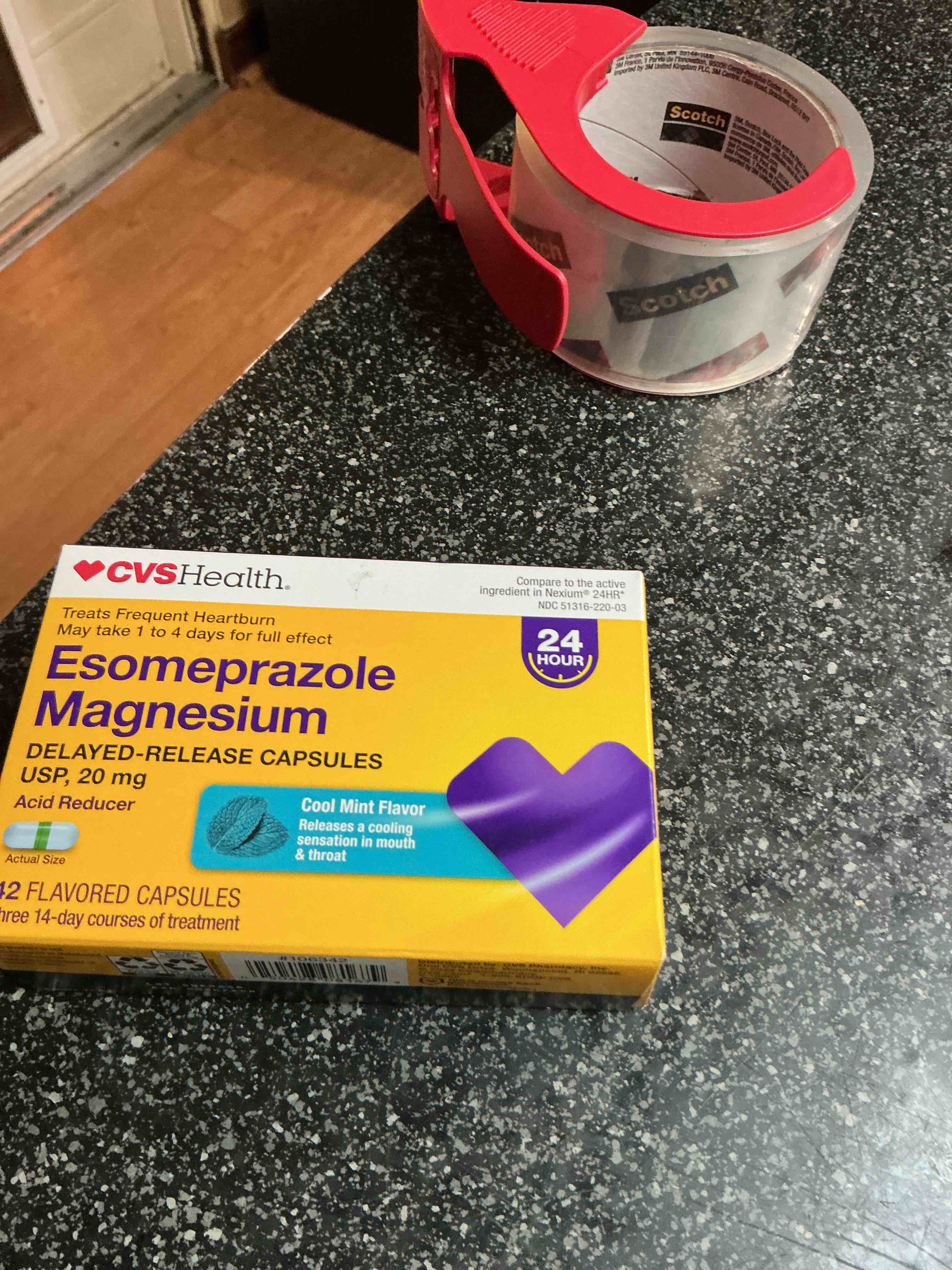 Condition photo showing New/Like New for CVS Health Esomeprazole Magnesium 42 Flavored Capsules 