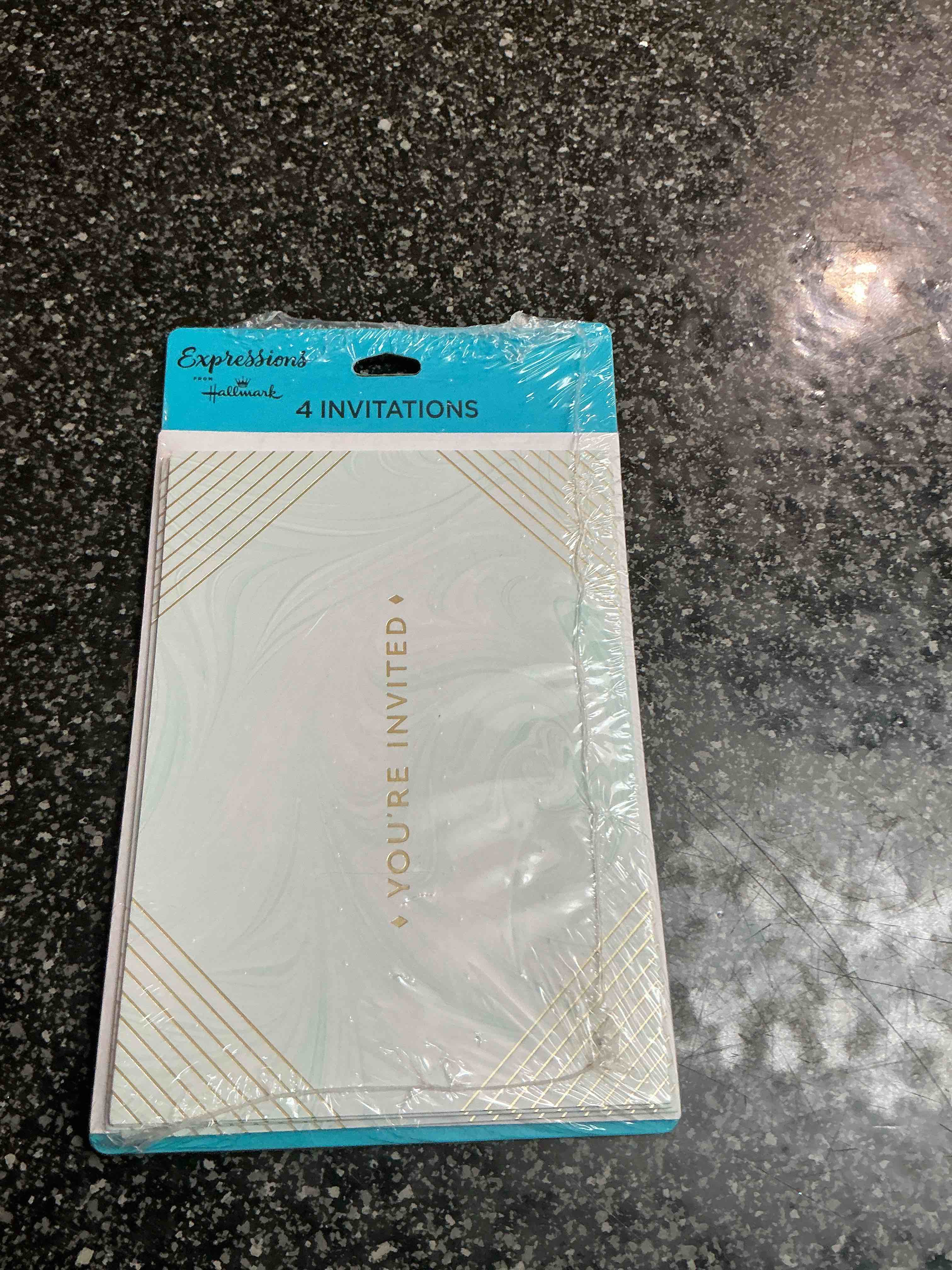 Condition photo showing New/Like New for Hallmark Expressions Contains 4 Invitations 