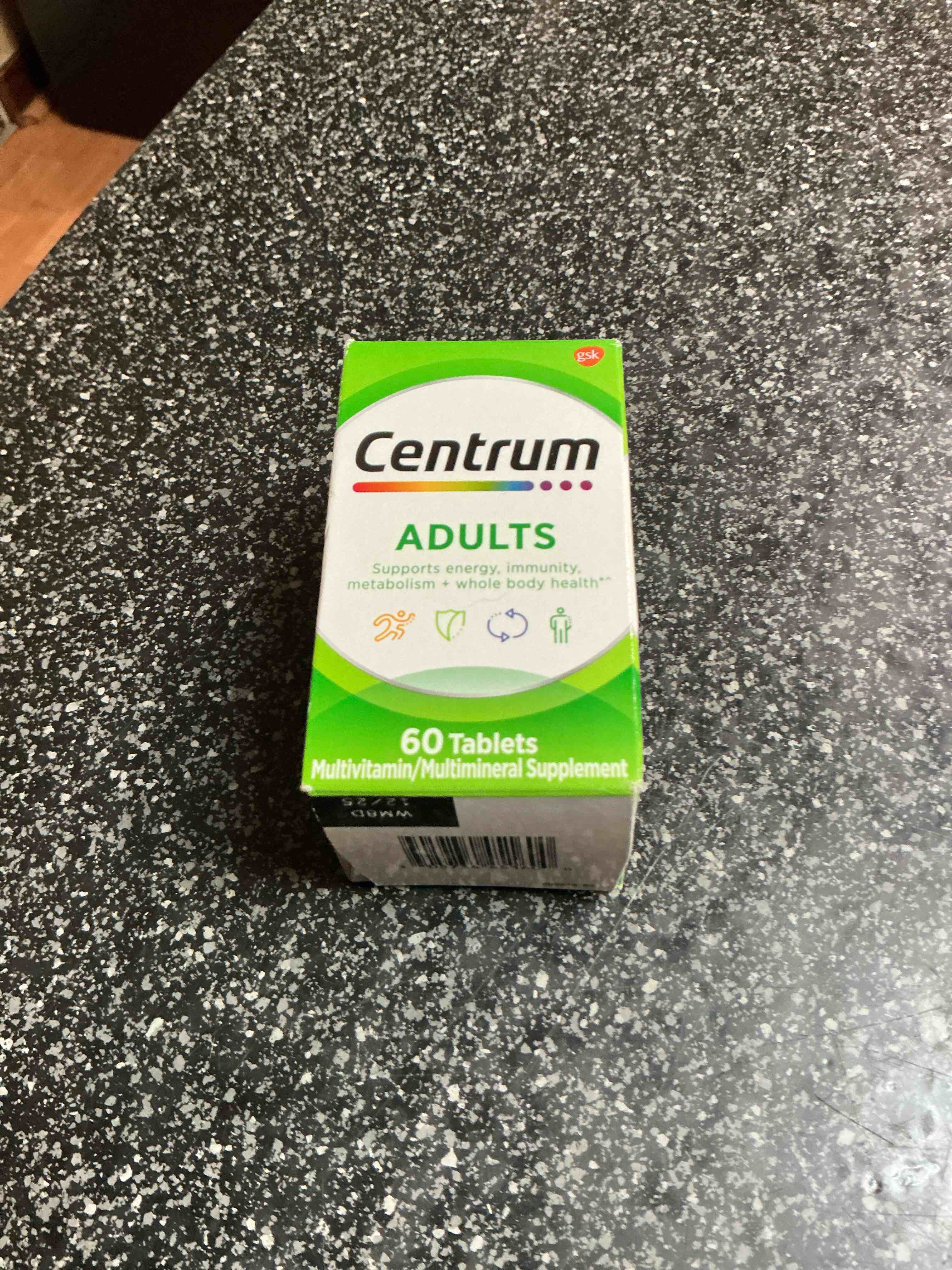 Condition photo showing New/Like New for Centrum Adults 60 Tablets 