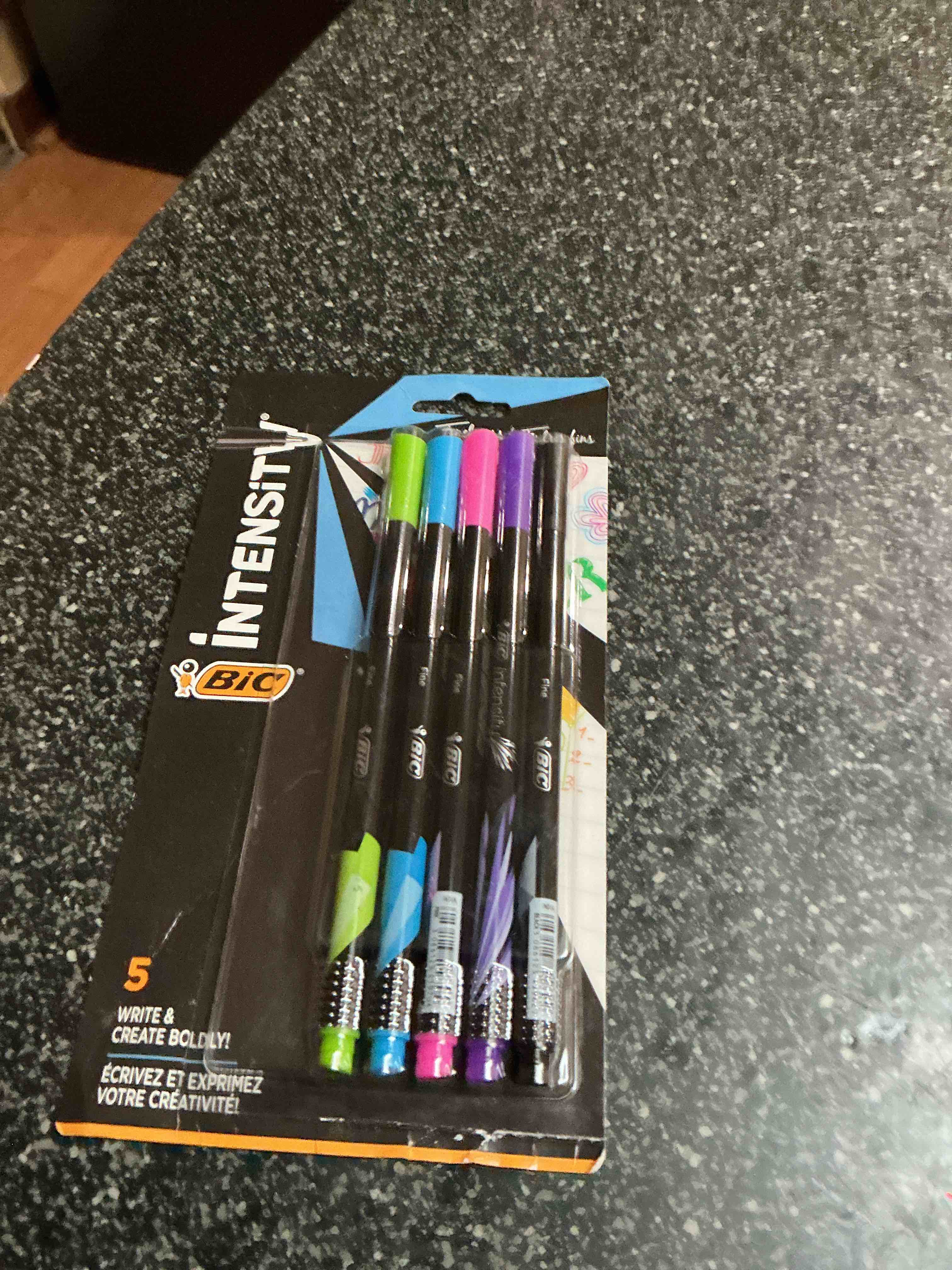 Bic Intensity 5 Write & Create Boldly Pens