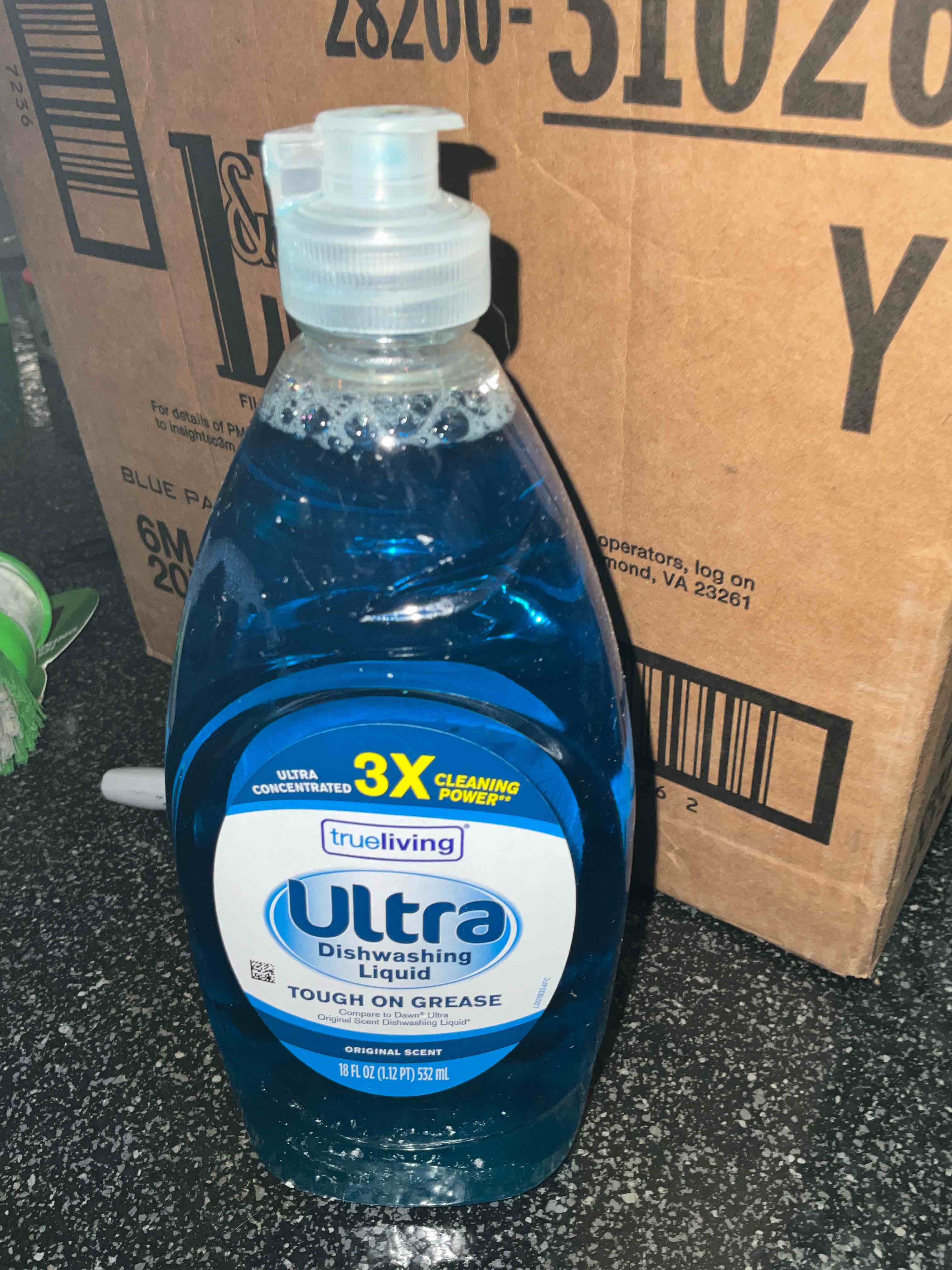 Condition photo showing New/Like New for TrueLiving - Ultra Dishwashing Liquid - 18 oz 