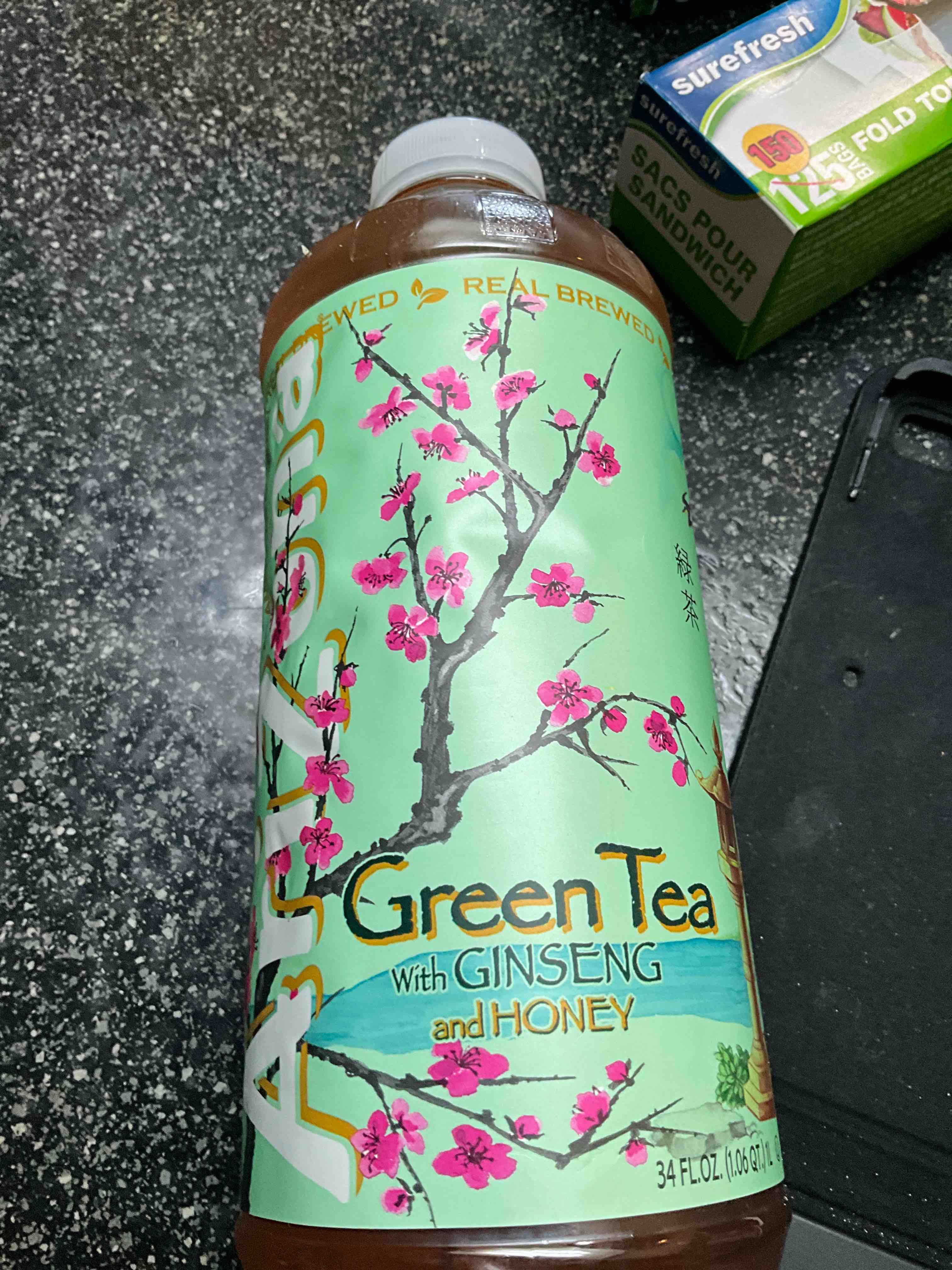 Arizona - Green Tea with Ginseng and Honey - 34 oz 