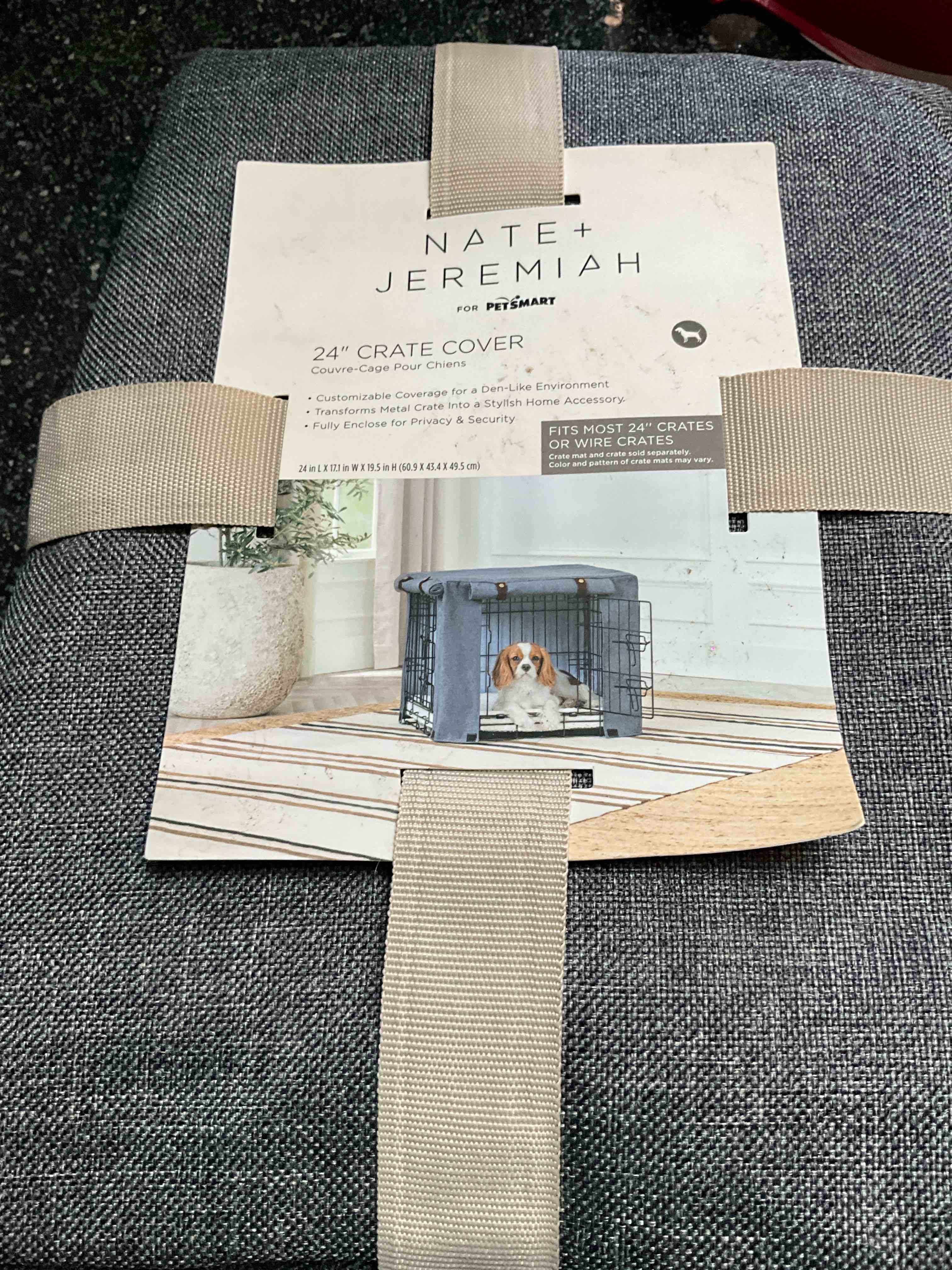 Condition photo showing New/Like New for Nate + Jeremiah - 24”  Pet Crate Cover 