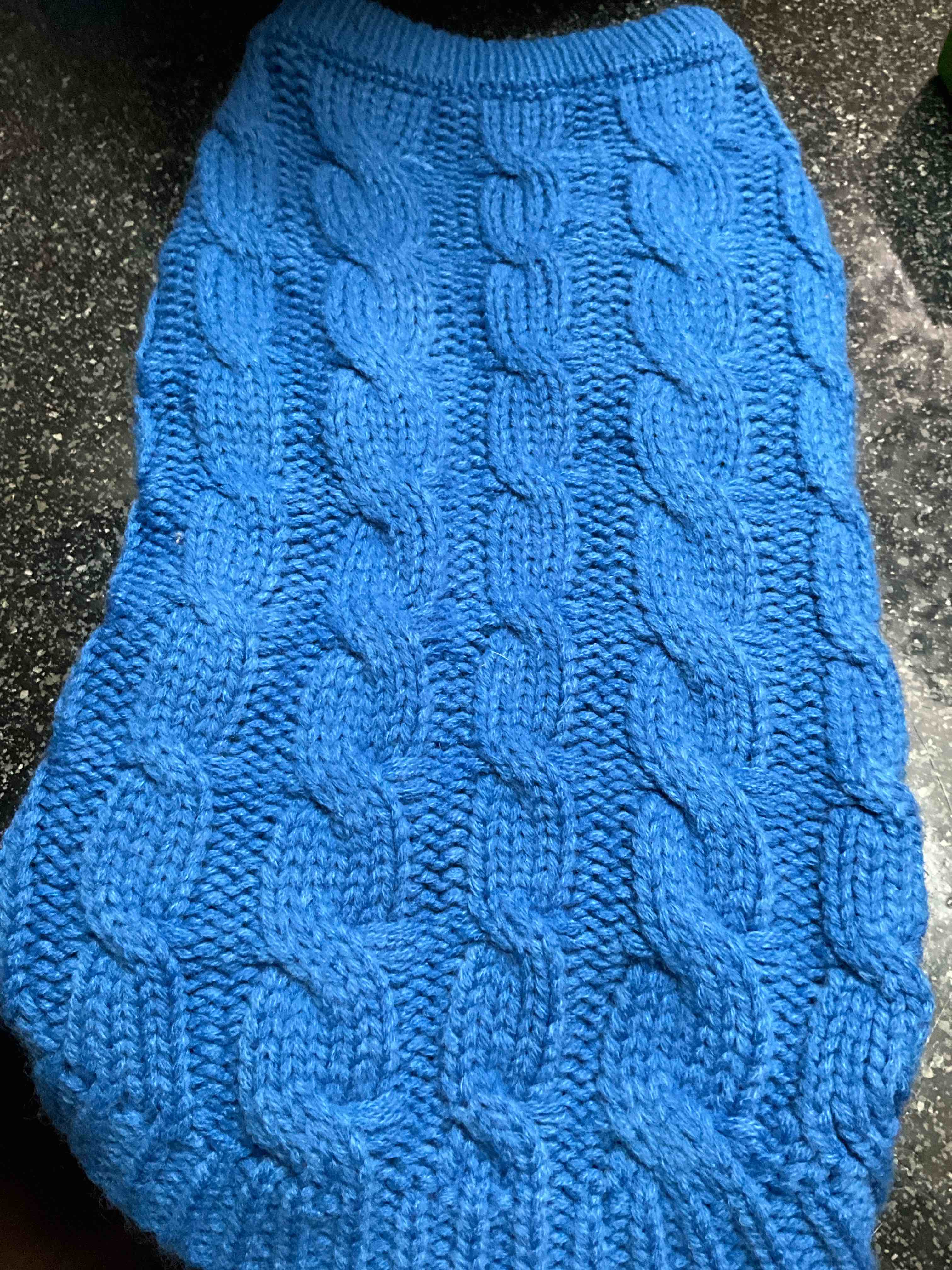 Condition photo showing New/Like New for Pet Sweater - Blue - size - S