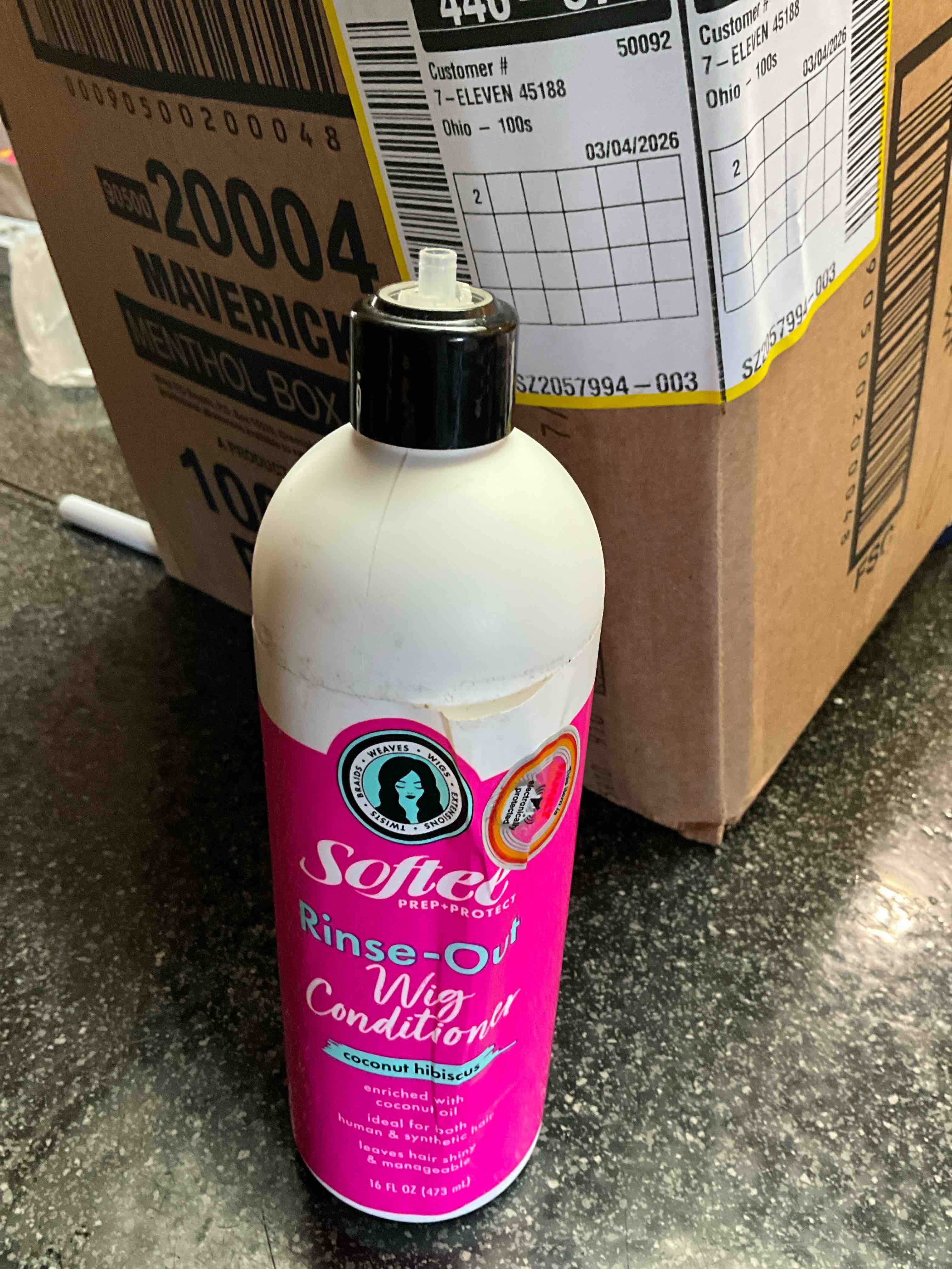 Softee - Rinse Out - Wig Conditioner - Coconut Hibiscus - 16oz 