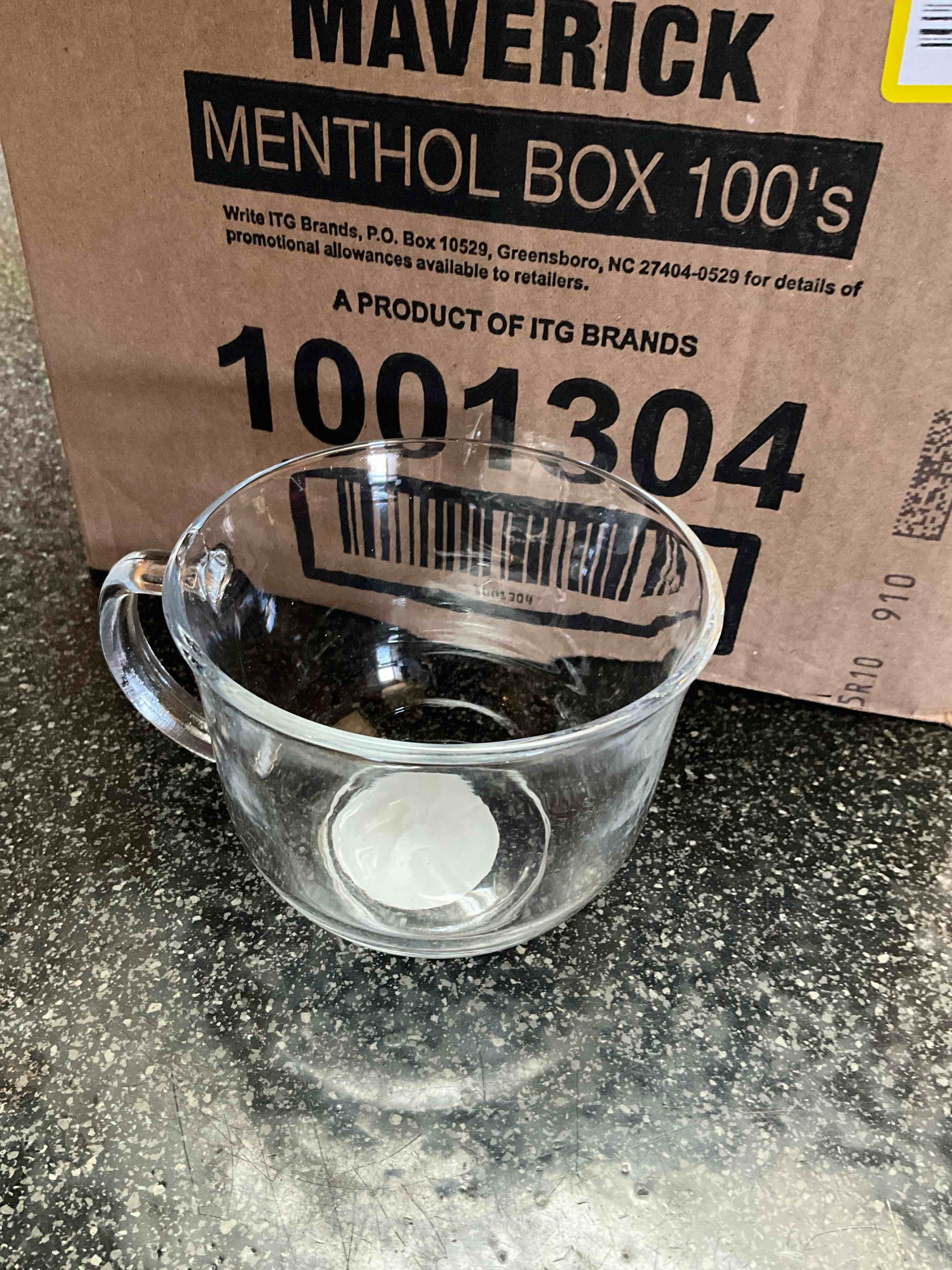 Condition photo showing New/Like New for Glass - Coffee/Soup Mugs  - 18 oz 