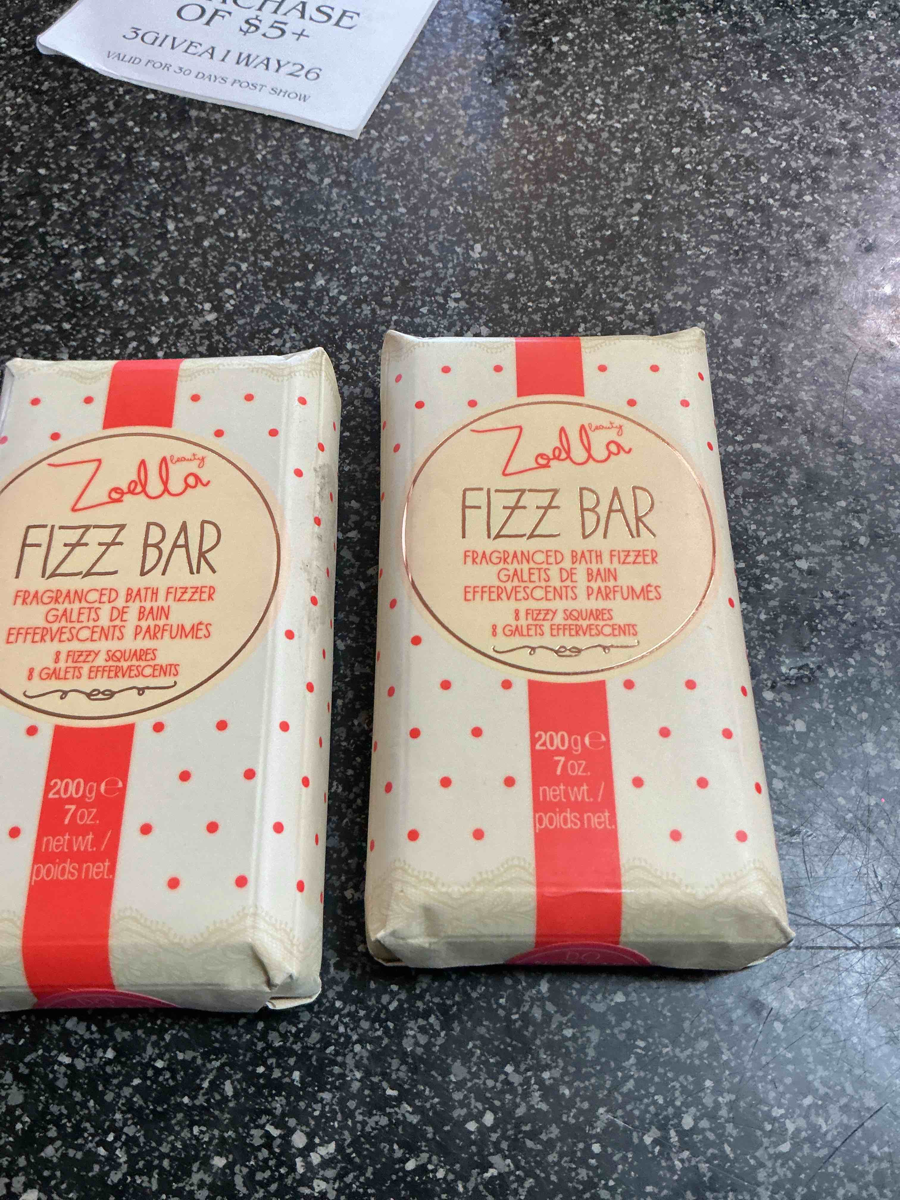 Condition photo showing New/Like New for Zodlo Fizz Bar Fragranced Bath Fuzzer Soap 7 OZ. 