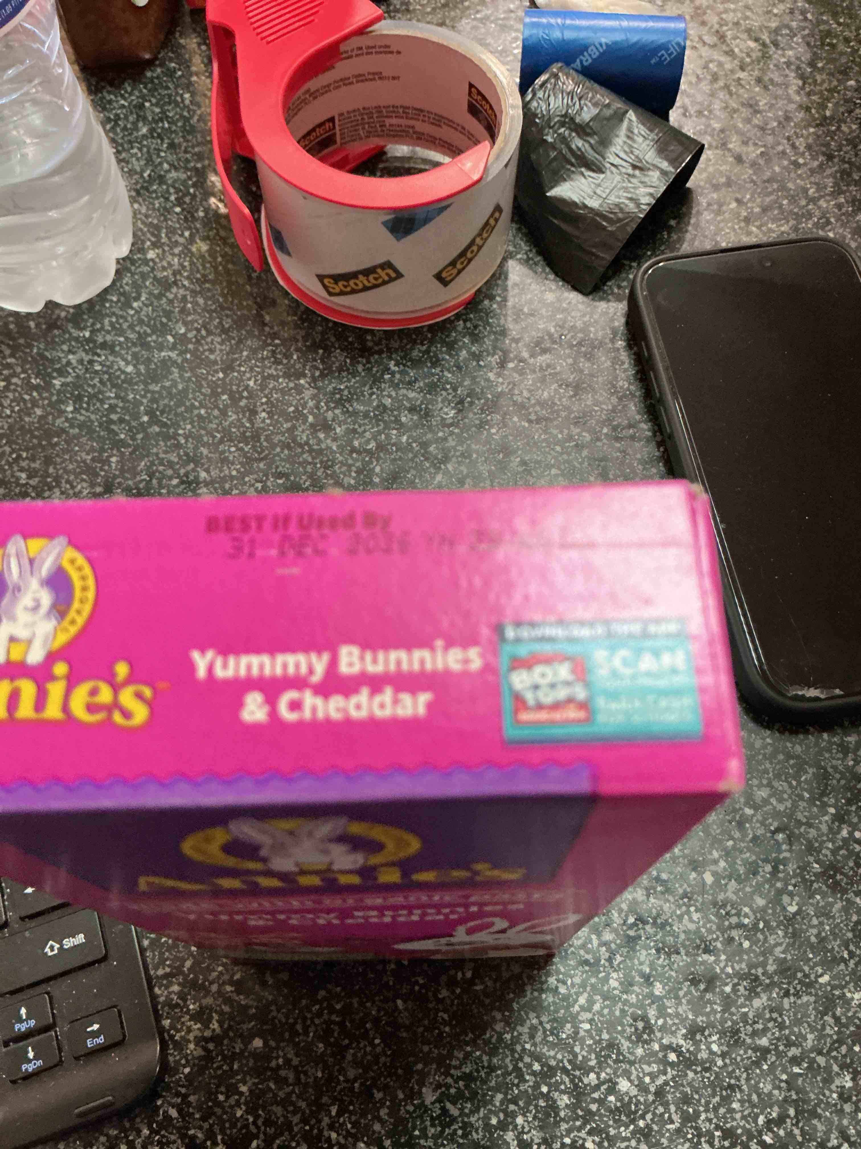 Condition photo showing As Is for Annie's Homegrown, Macaroni And Cheese Bunny Yummy, 6 Ounce