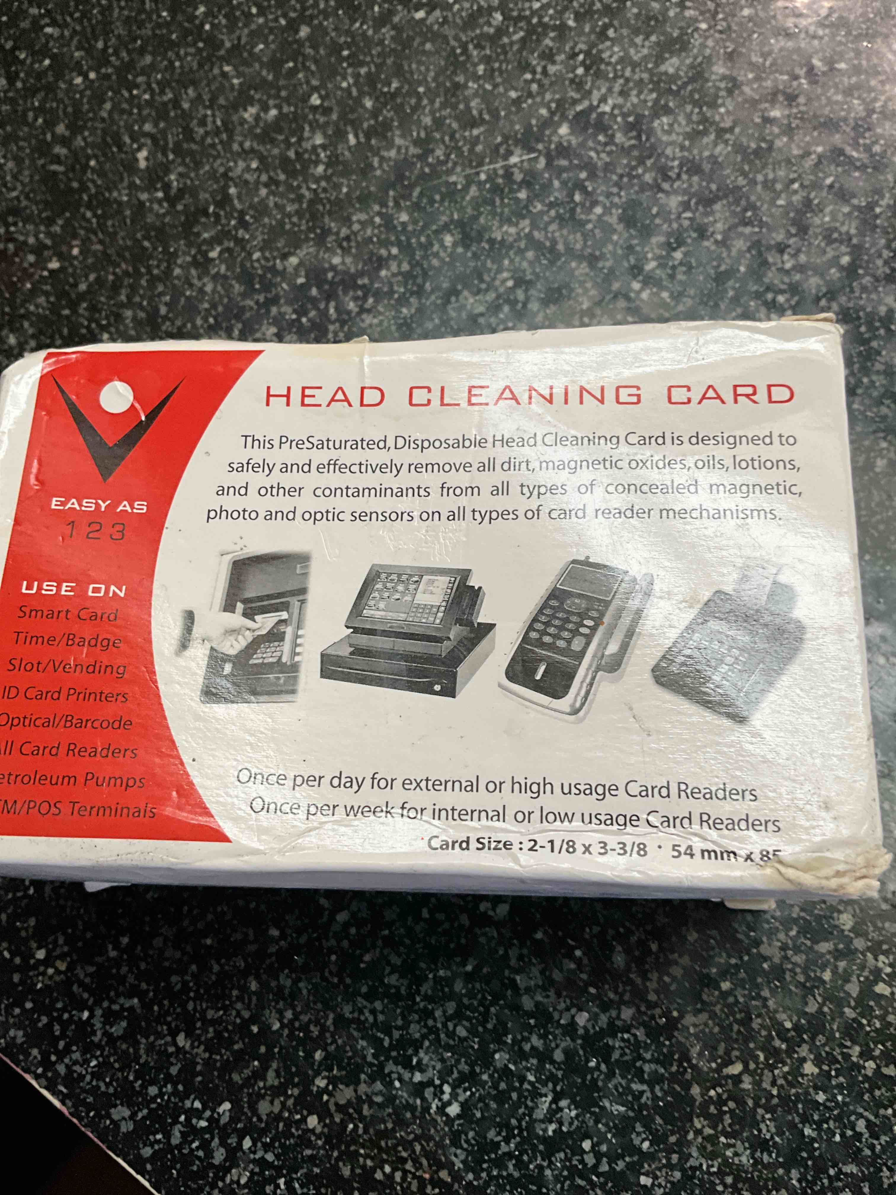 Condition photo showing New/Like New for Head Cleaning Card - - Presaturated Disposable Head Cleaning Cards 