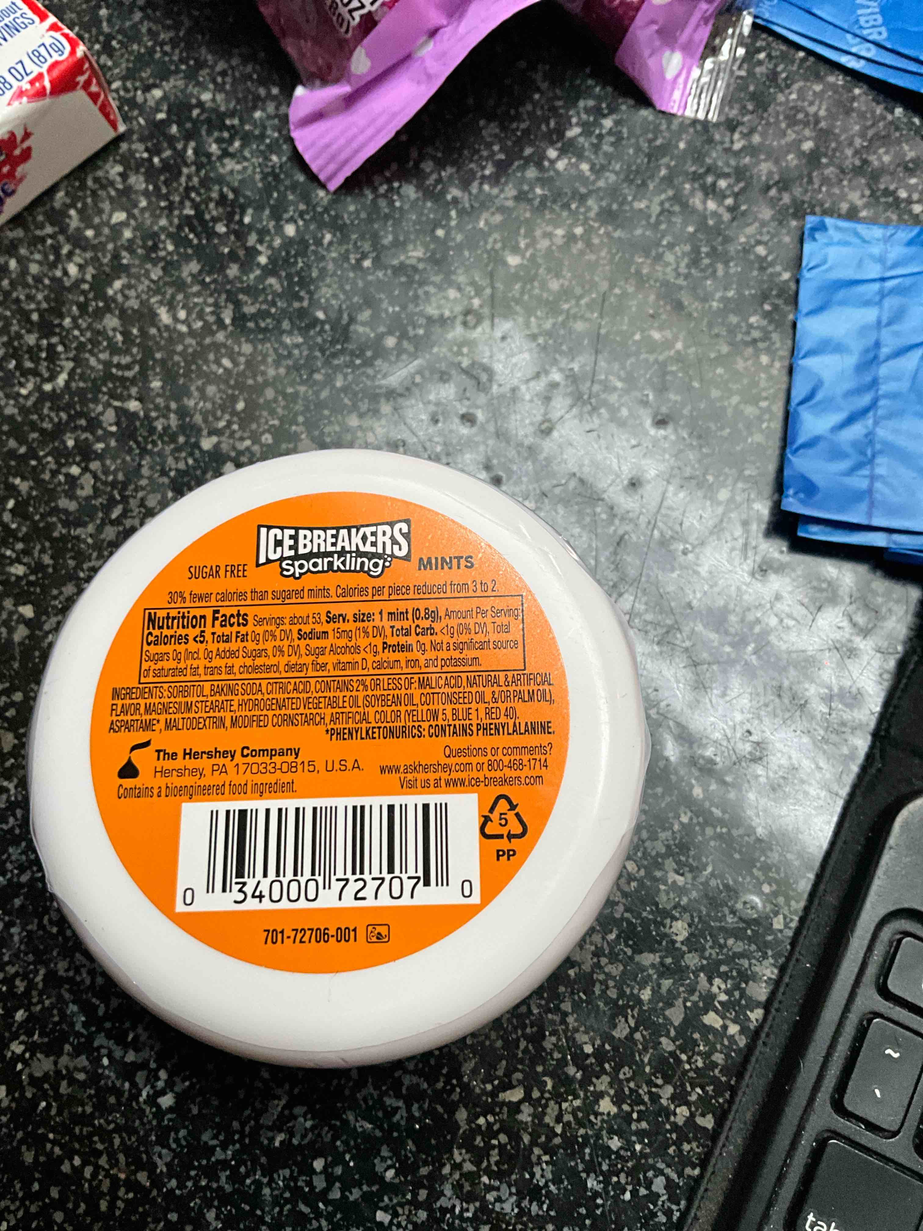 Condition photo showing New/Like New for Ice Breakers - Sparkling - Pineapple Mango Seltzer - 1.5 oz 