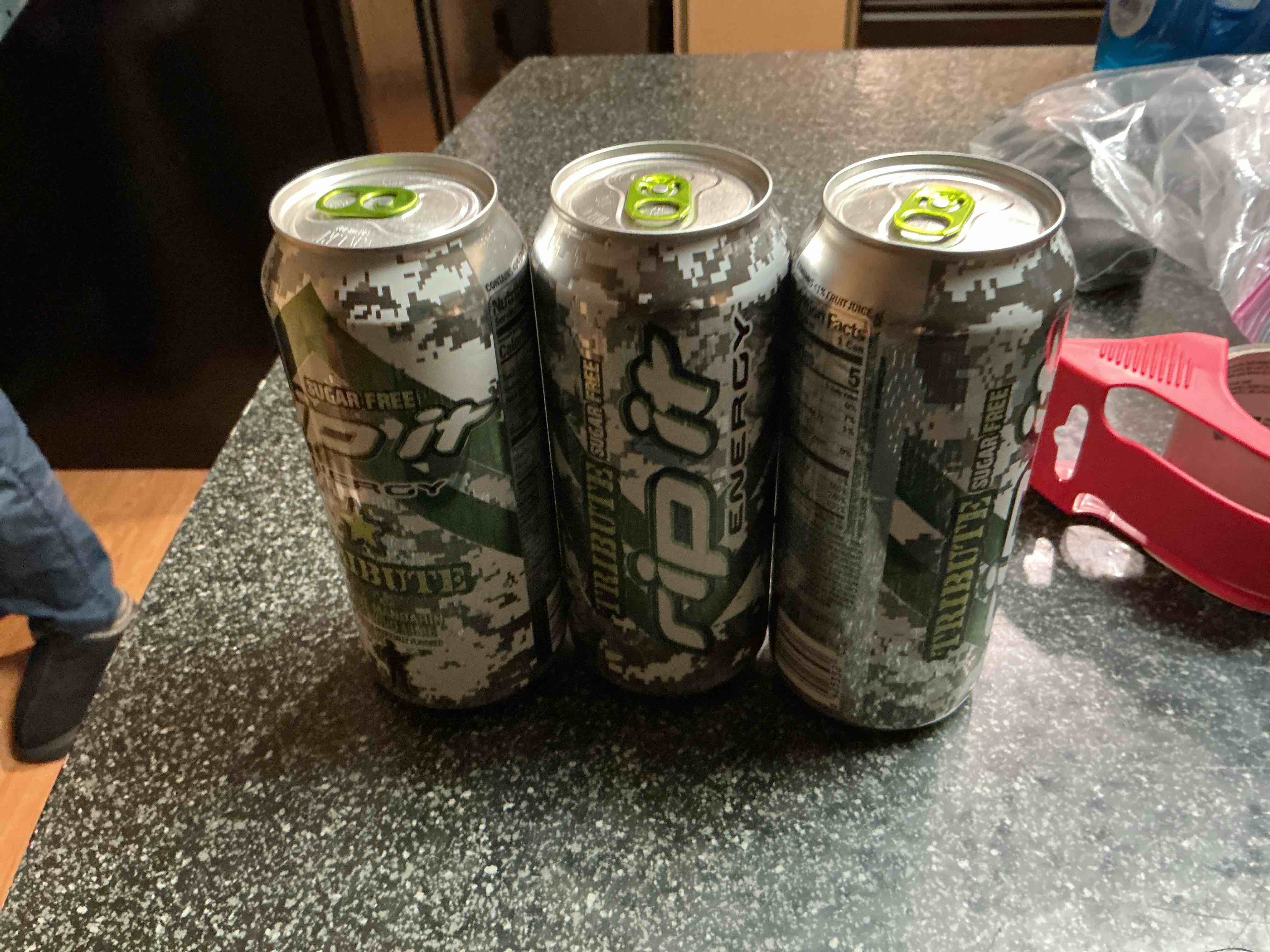 Condition photo showing New/Like New for Rip-IT Energy Tribute 16 OZ.