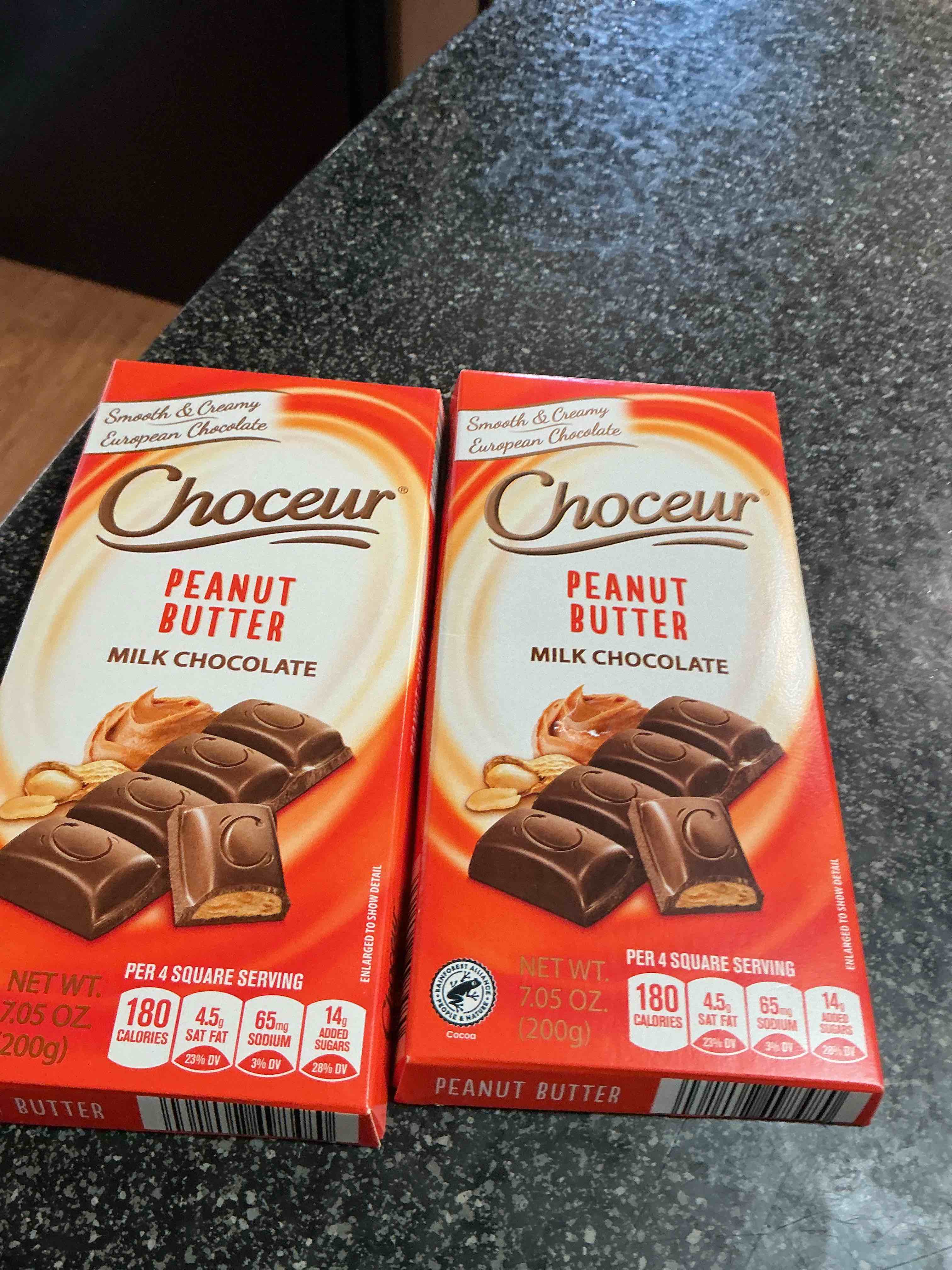 choceur peanut butter milk chocolate 