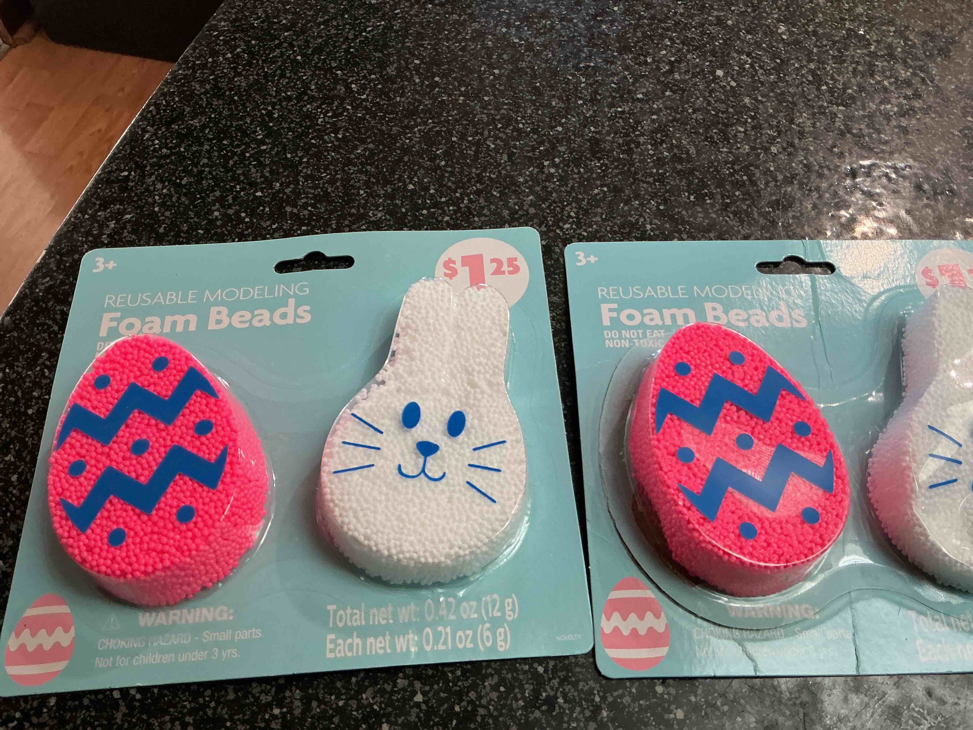 Reusable Modeling Foam Beads  