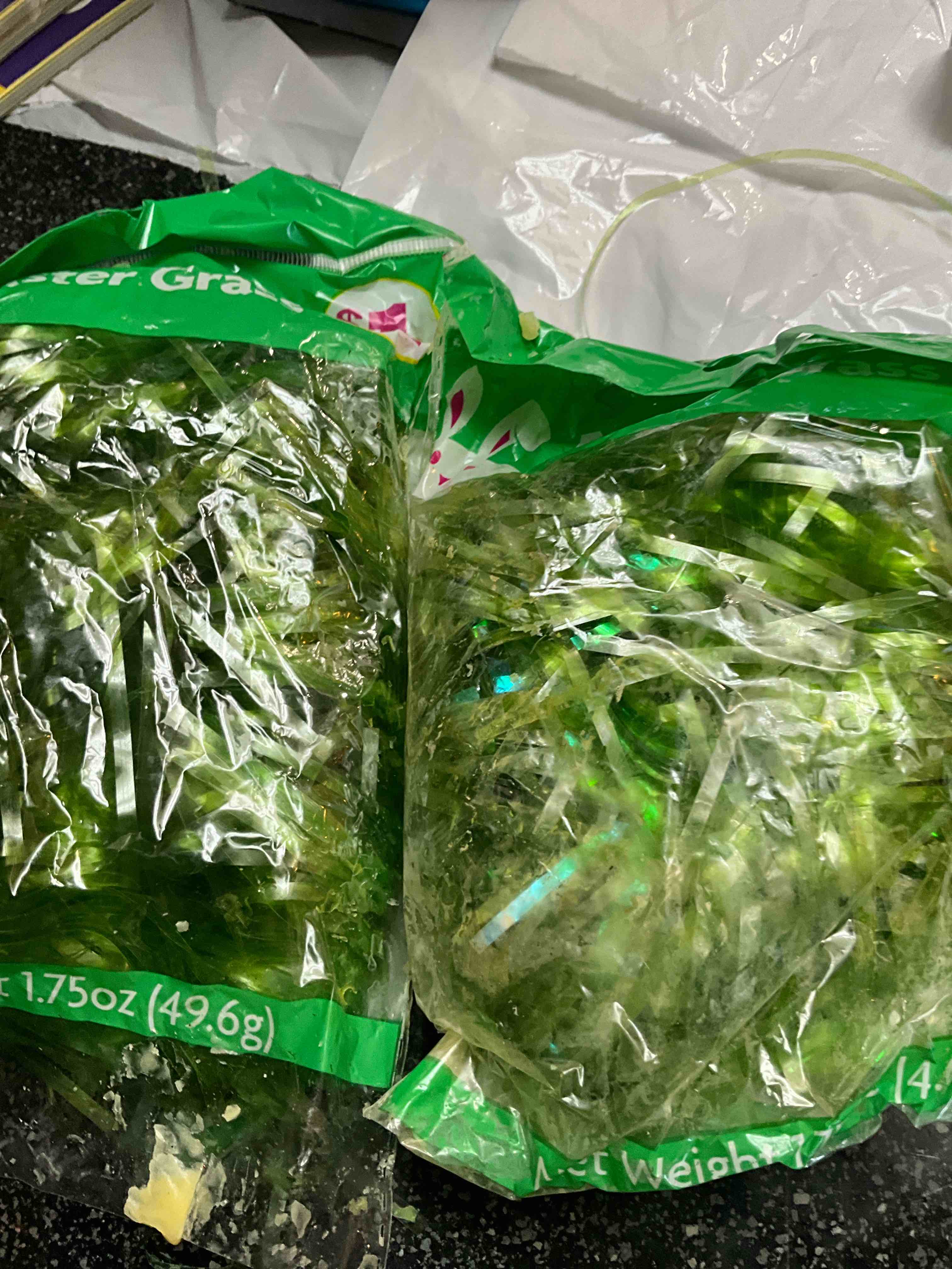 Green Easter Basket Grass 