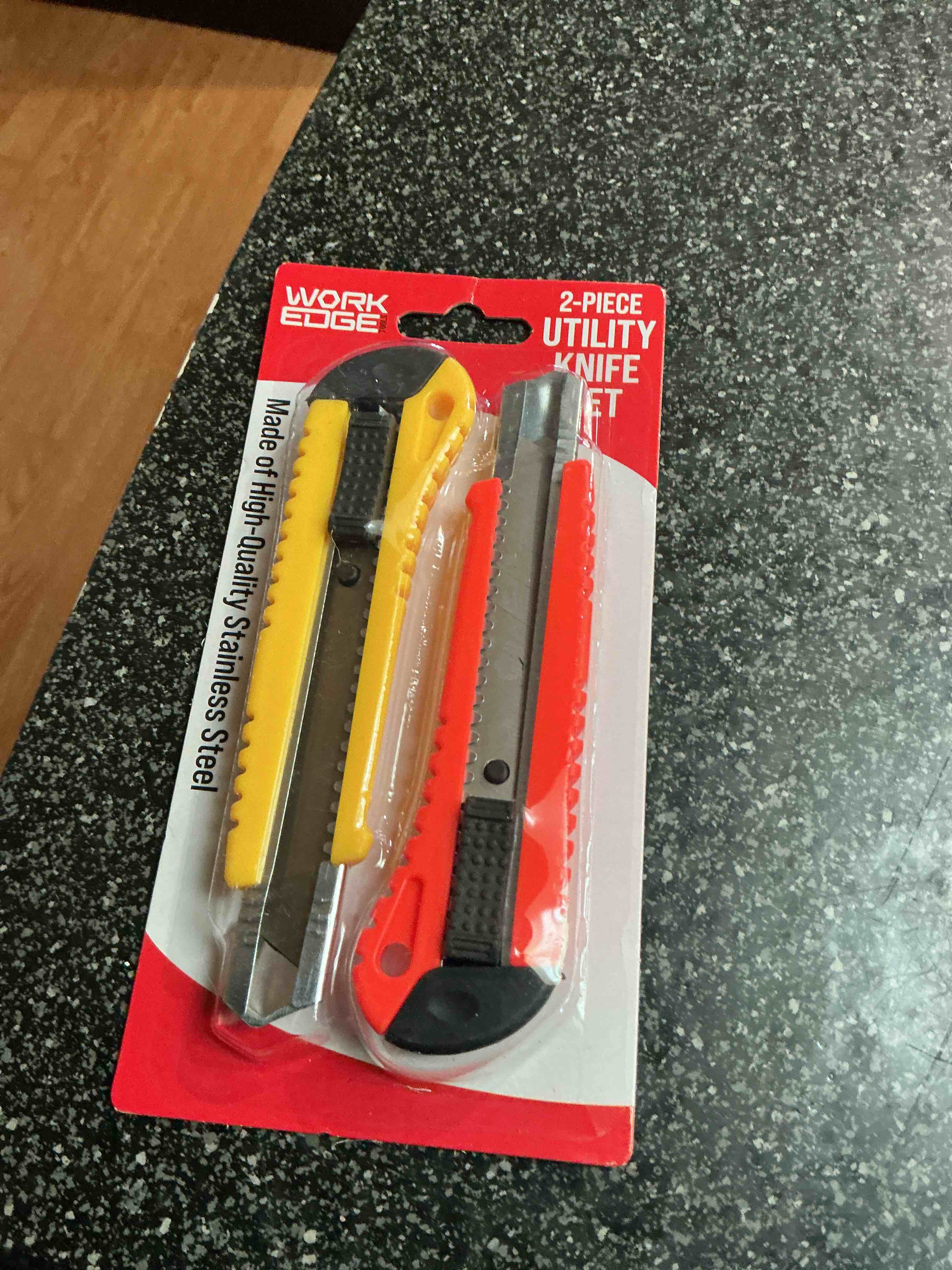work edge 2 pc. utility knife 
