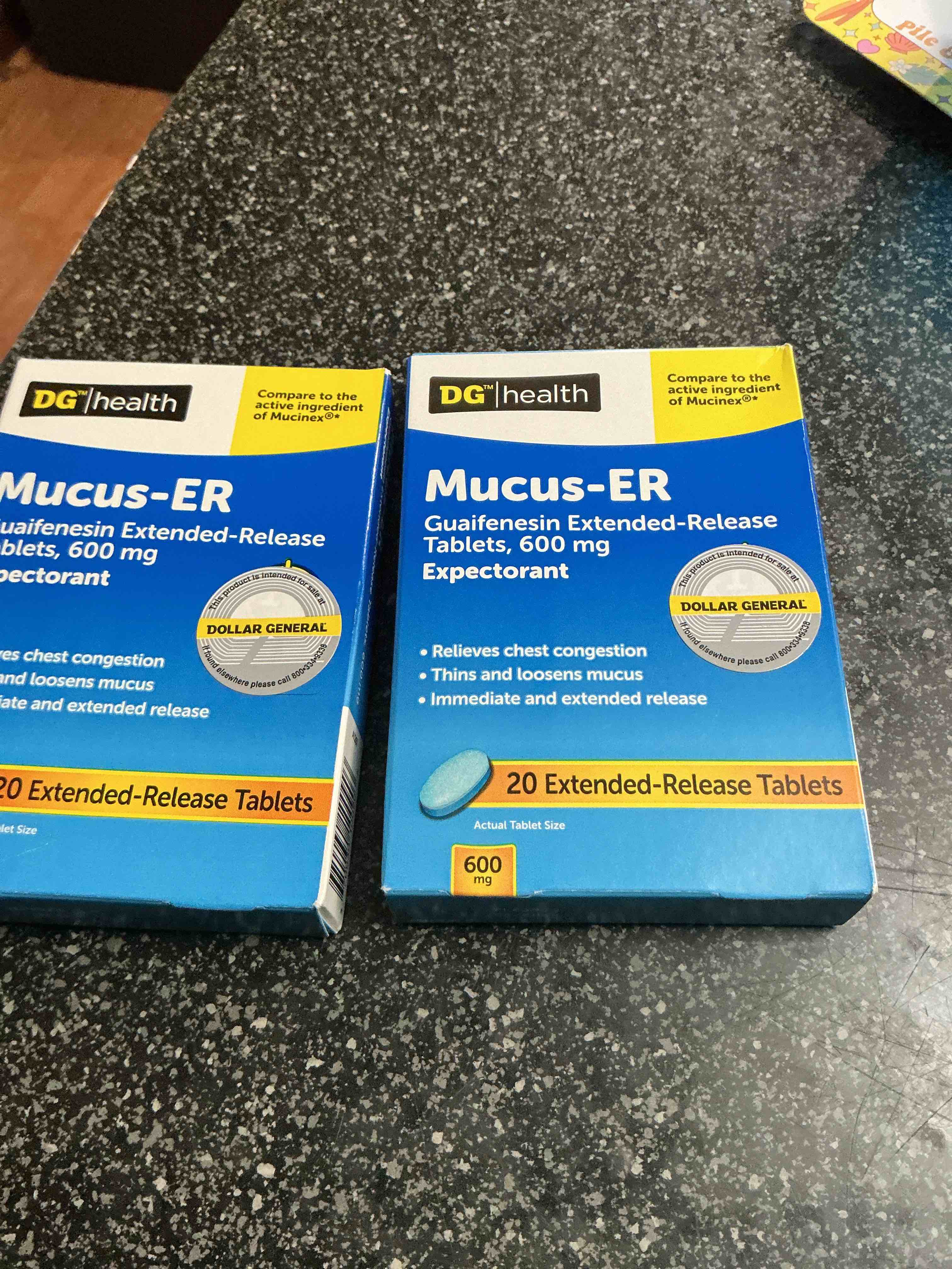 dg health mucus-er 20 extended release tablets 
