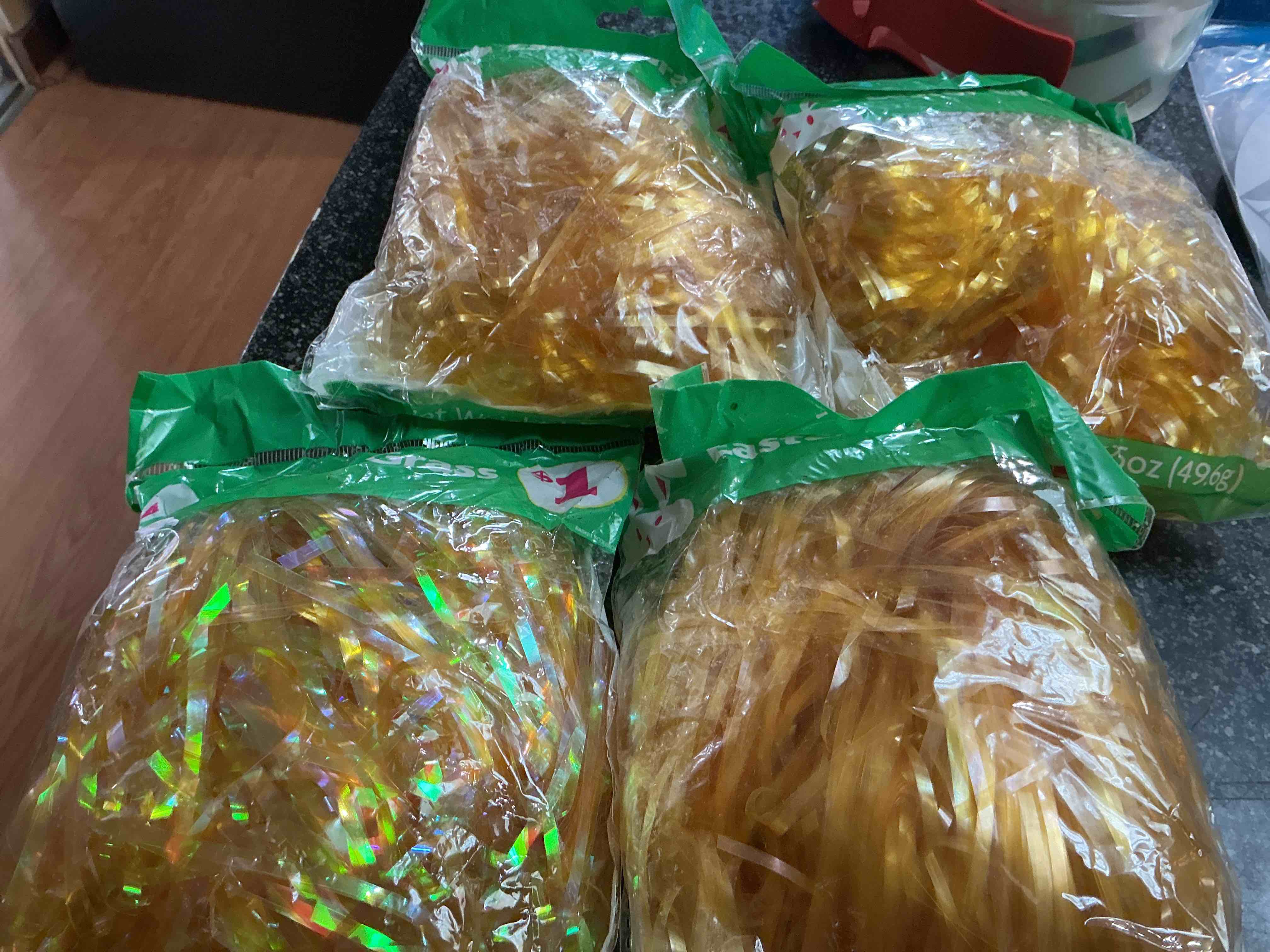 Yellow Easter Basket Grass 