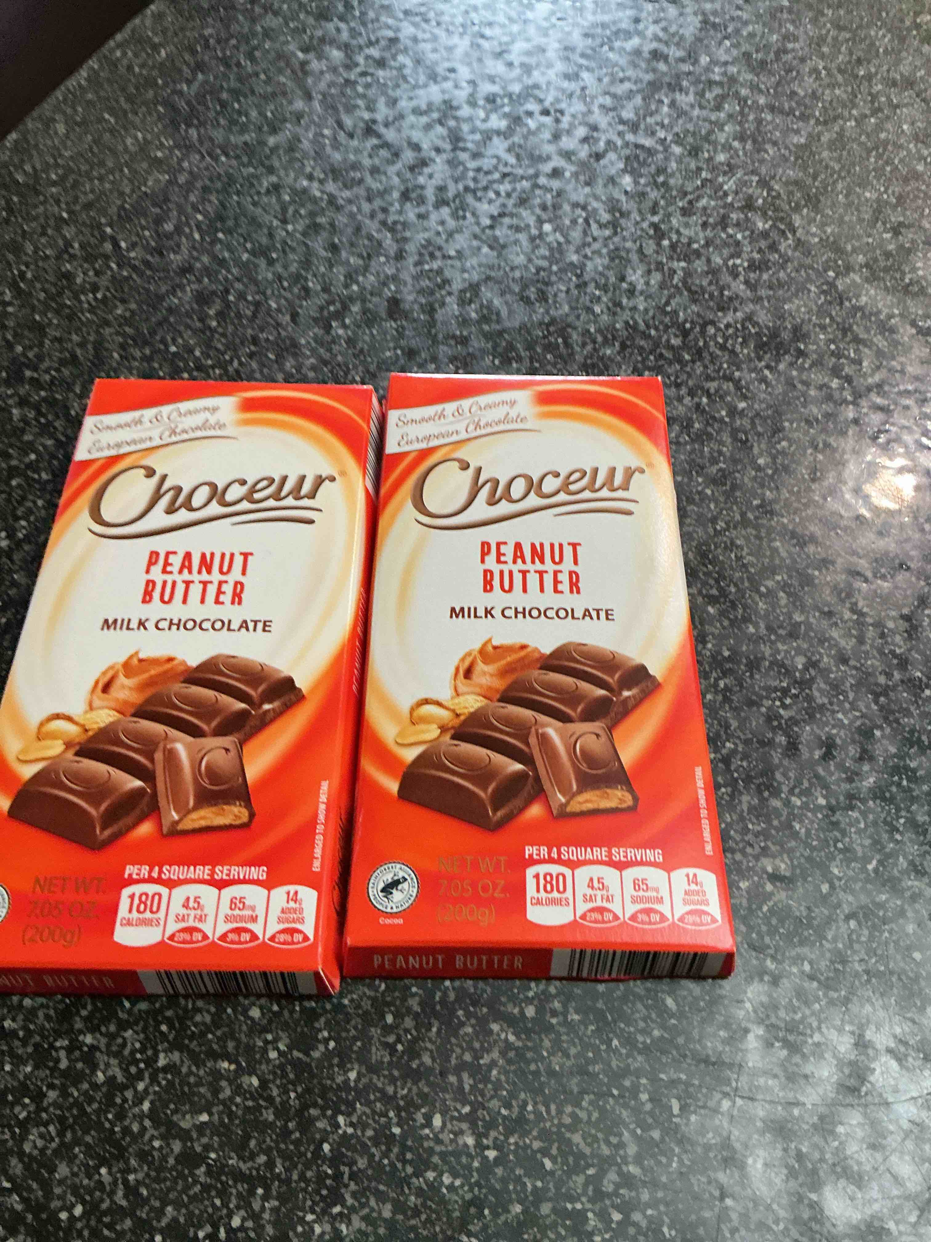Choceur Peanut Butter Milk Chocolate 7.05 OZ. 