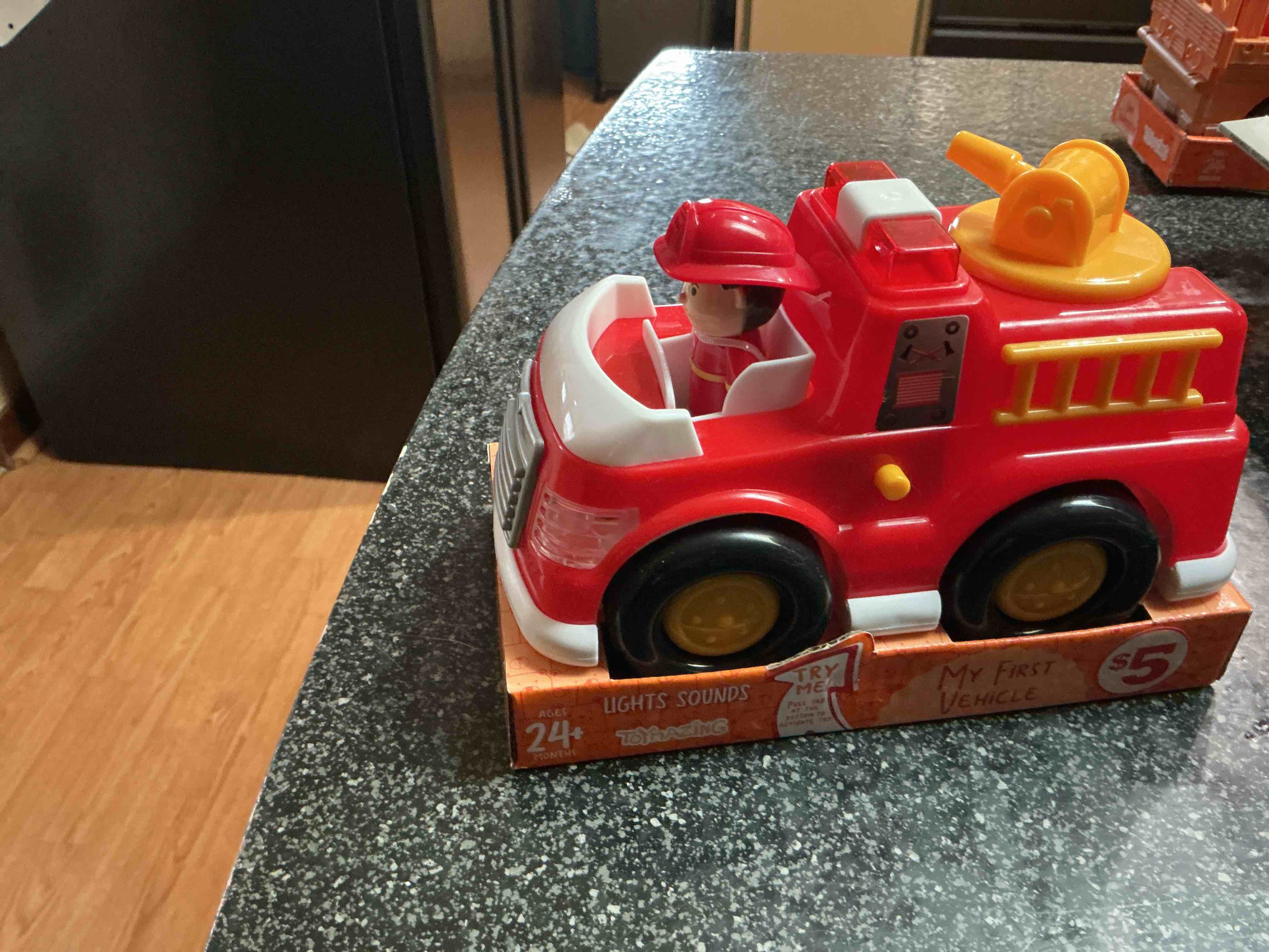 Condition photo showing New/Like New for My First Vehicle Fire Truck  Needs Batteries