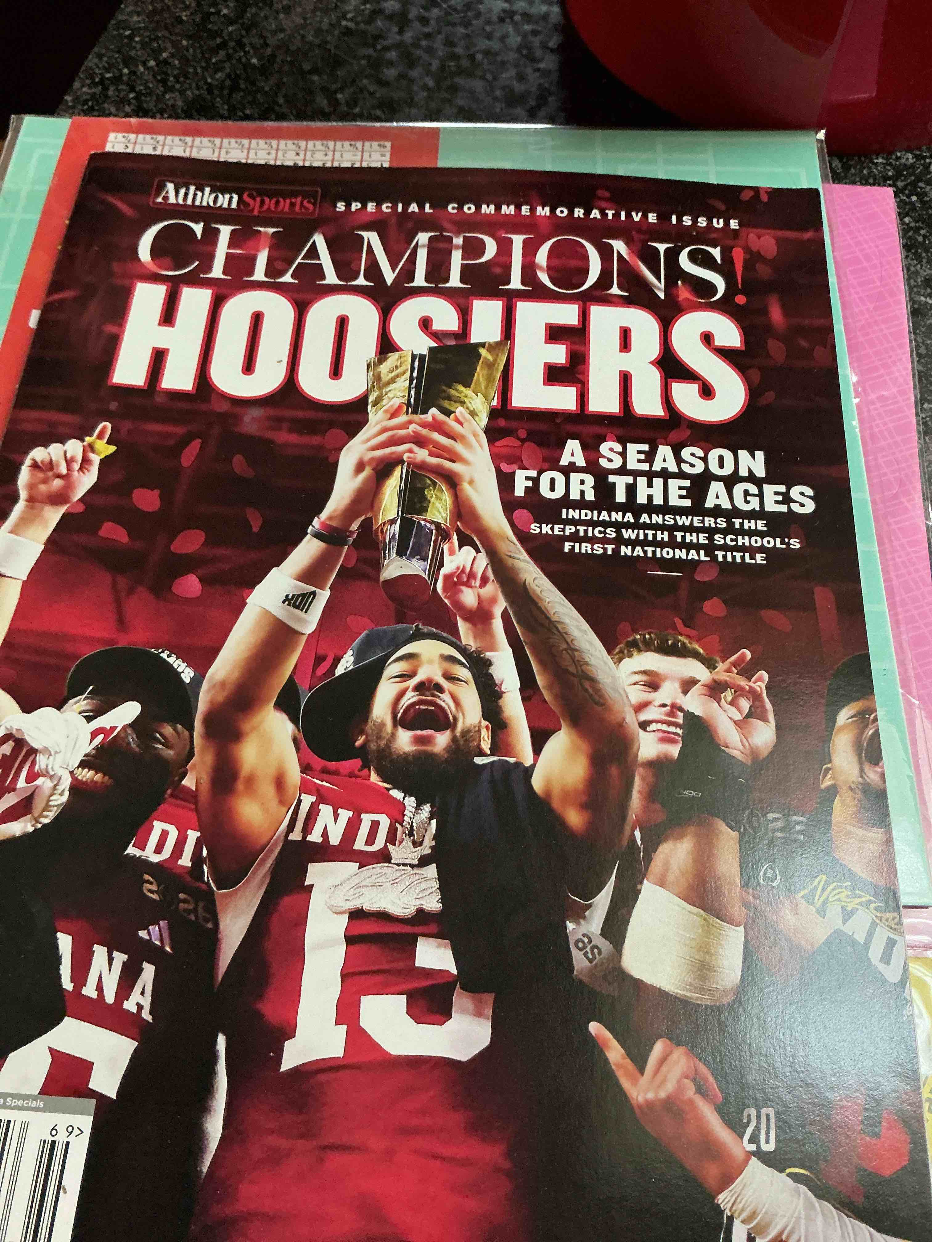 Condition photo showing New/Like New for Athlon Sports Champions Hoosiers A Season For The Ages