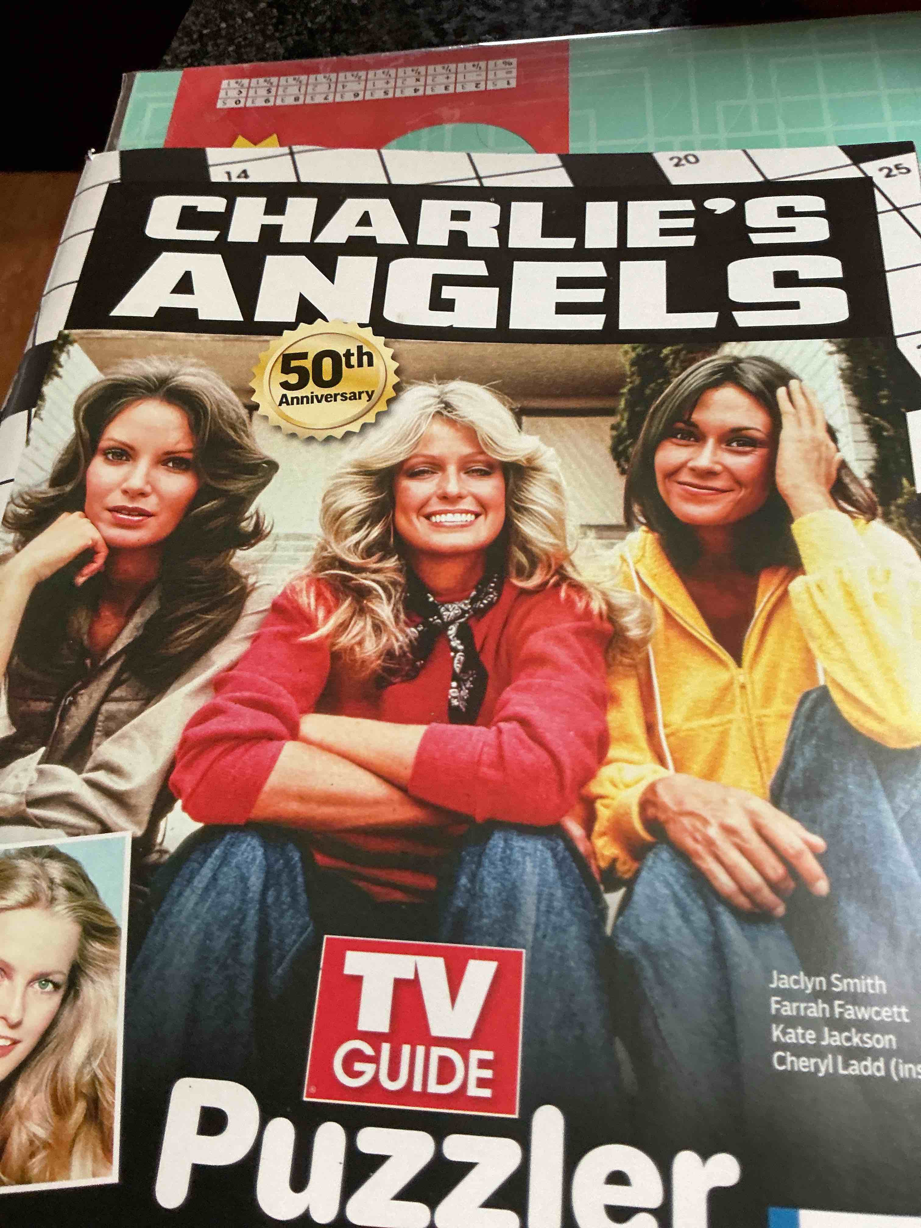 Condition photo showing New/Like New for TV Guide Puzzler Charlie’s Angles 50 TH.  Anniversary 