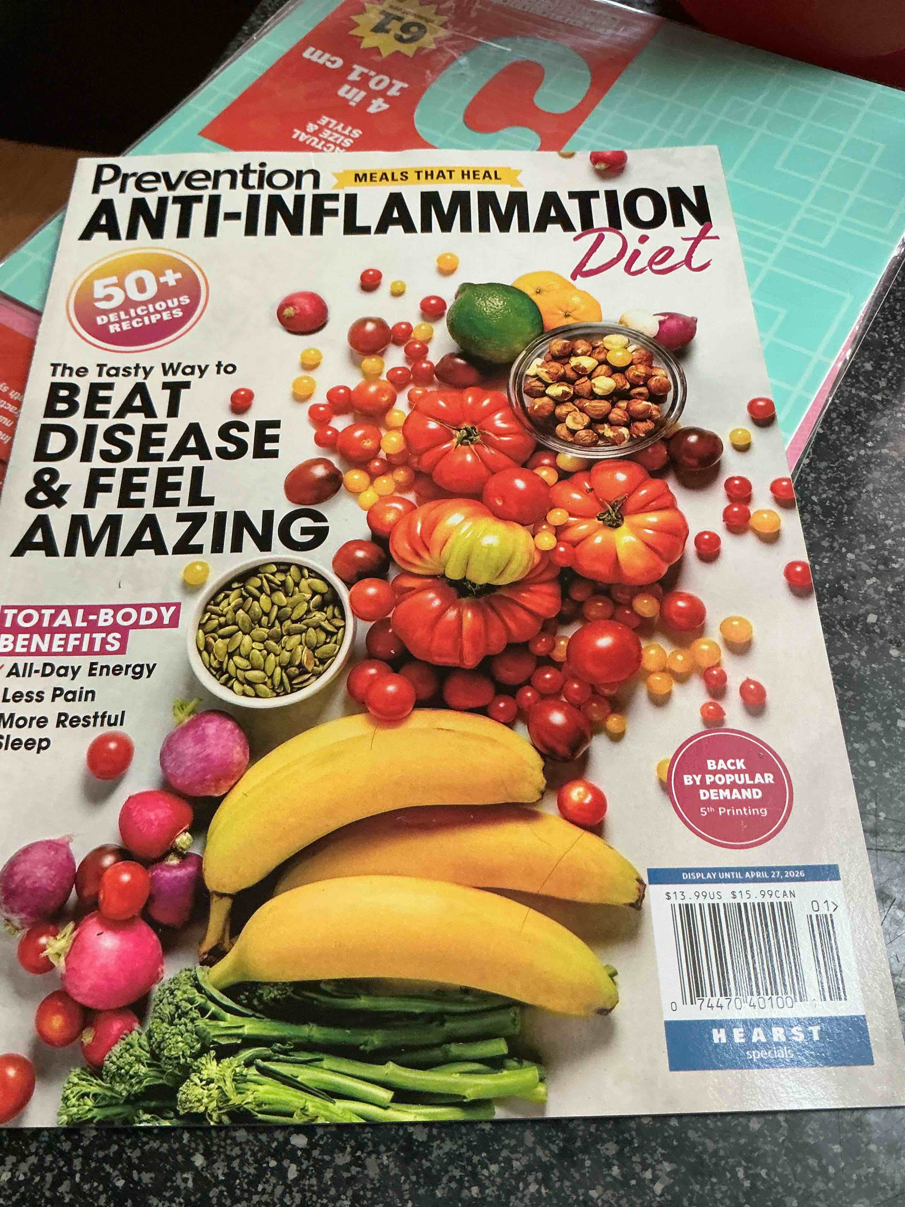 Condition photo showing New/Like New for Prevention Anti - Inflammation Diet Magazine 