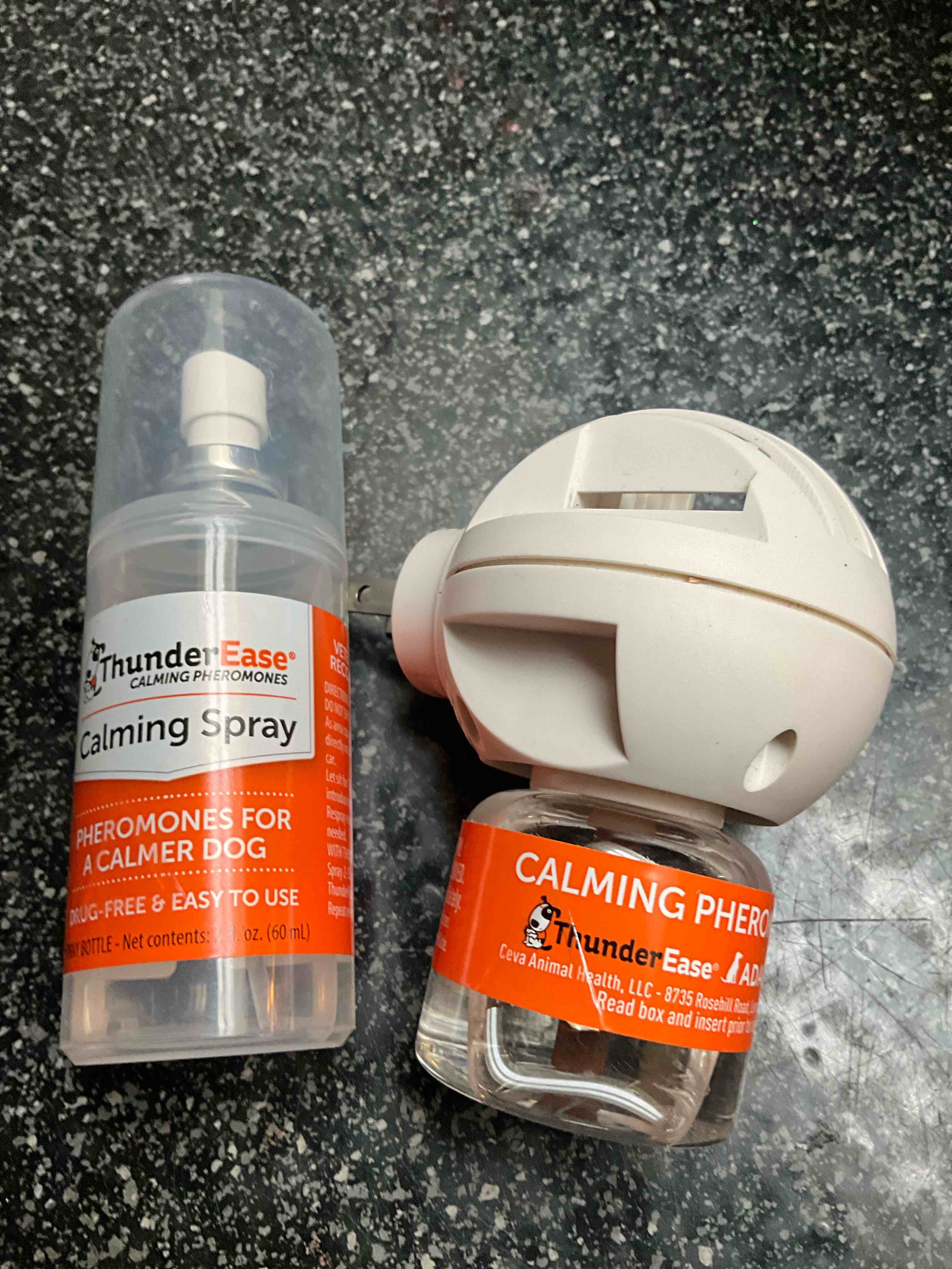 Condition photo showing Good Condition for ThunderEase Dog Calming Pheromone Diffuser Kit | Powered by ADAPTIL | Vet Recommended to Relieve Separation Anxiety, Stress Barking & Chewing, and Fear of Fireworks & Thunderstorms (30 Day Supply)