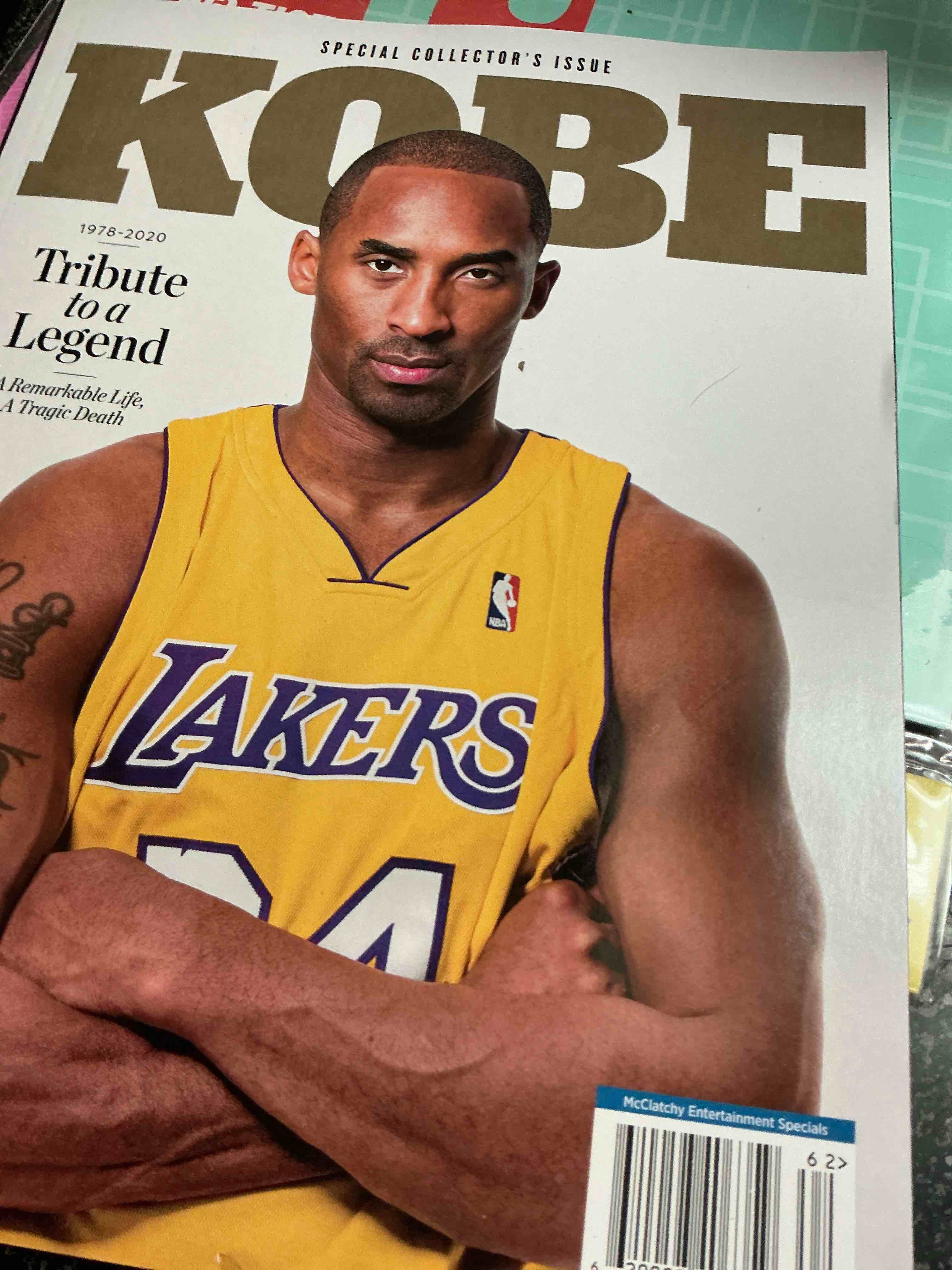Condition photo showing New/Like New for Special Collector’s Issue Kobe Tribute To A legend 