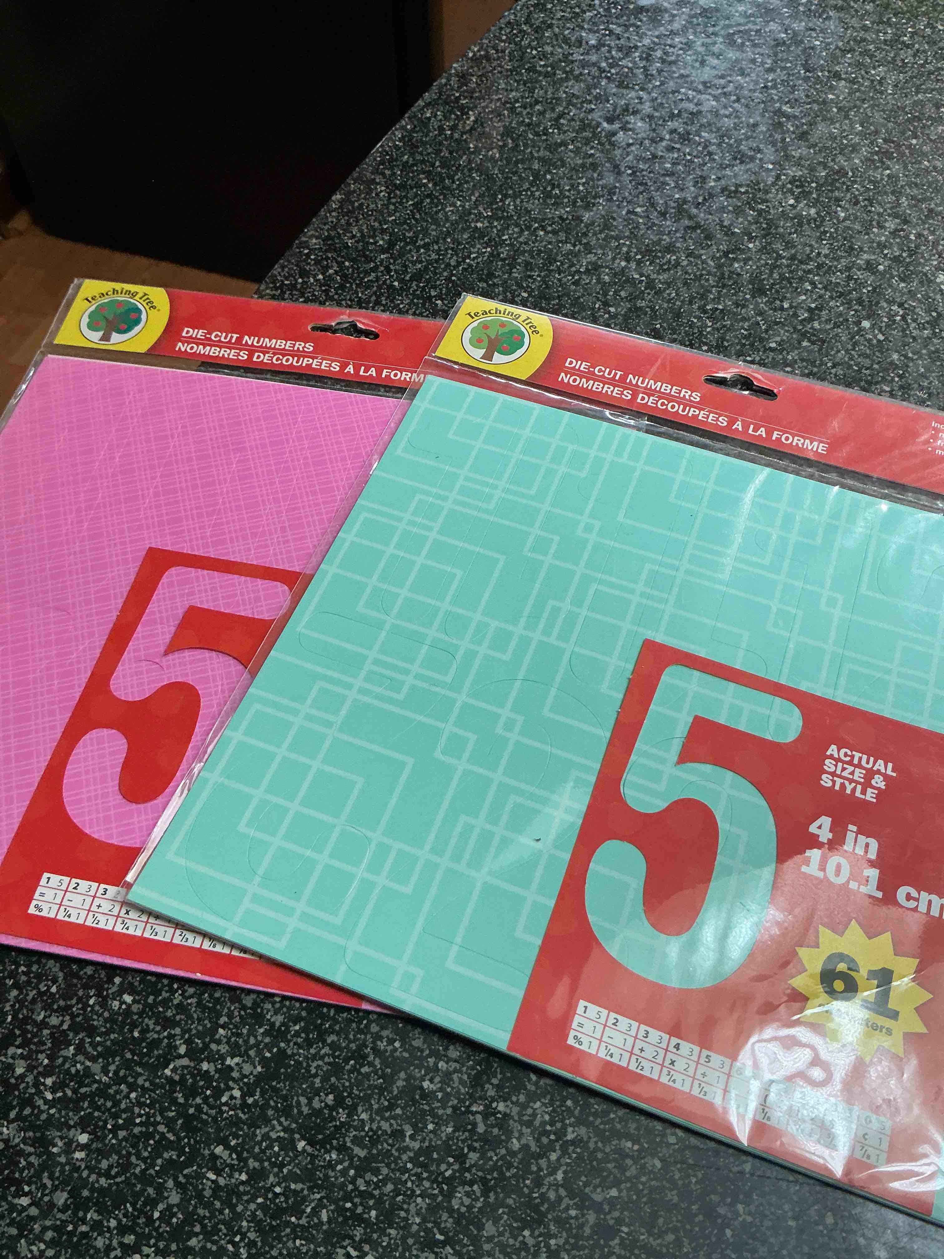 Condition photo showing New/Like New for Teaching Tree Die- Cast Numbers 