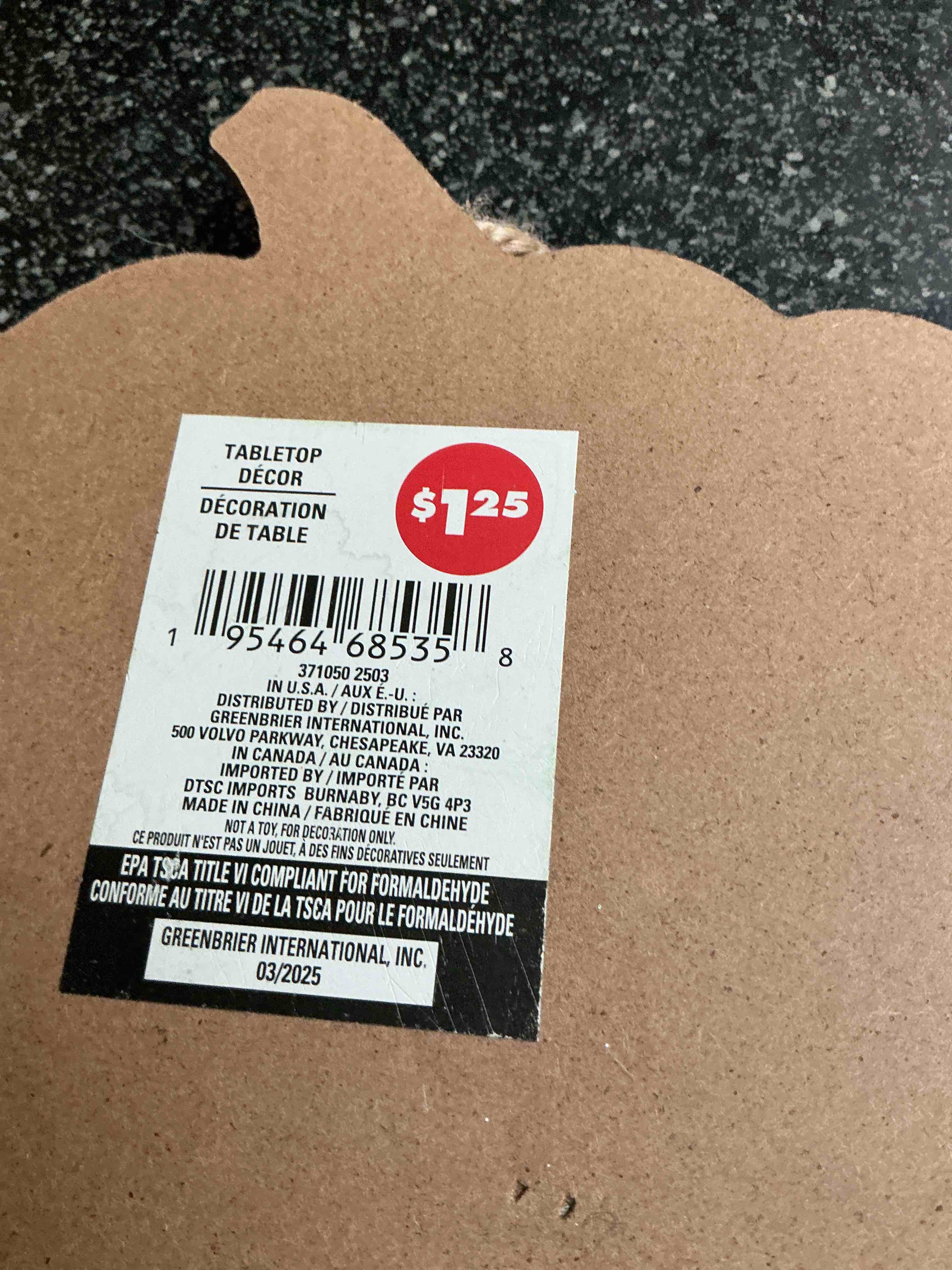 Condition photo showing New/Like New for Tabletop Decor