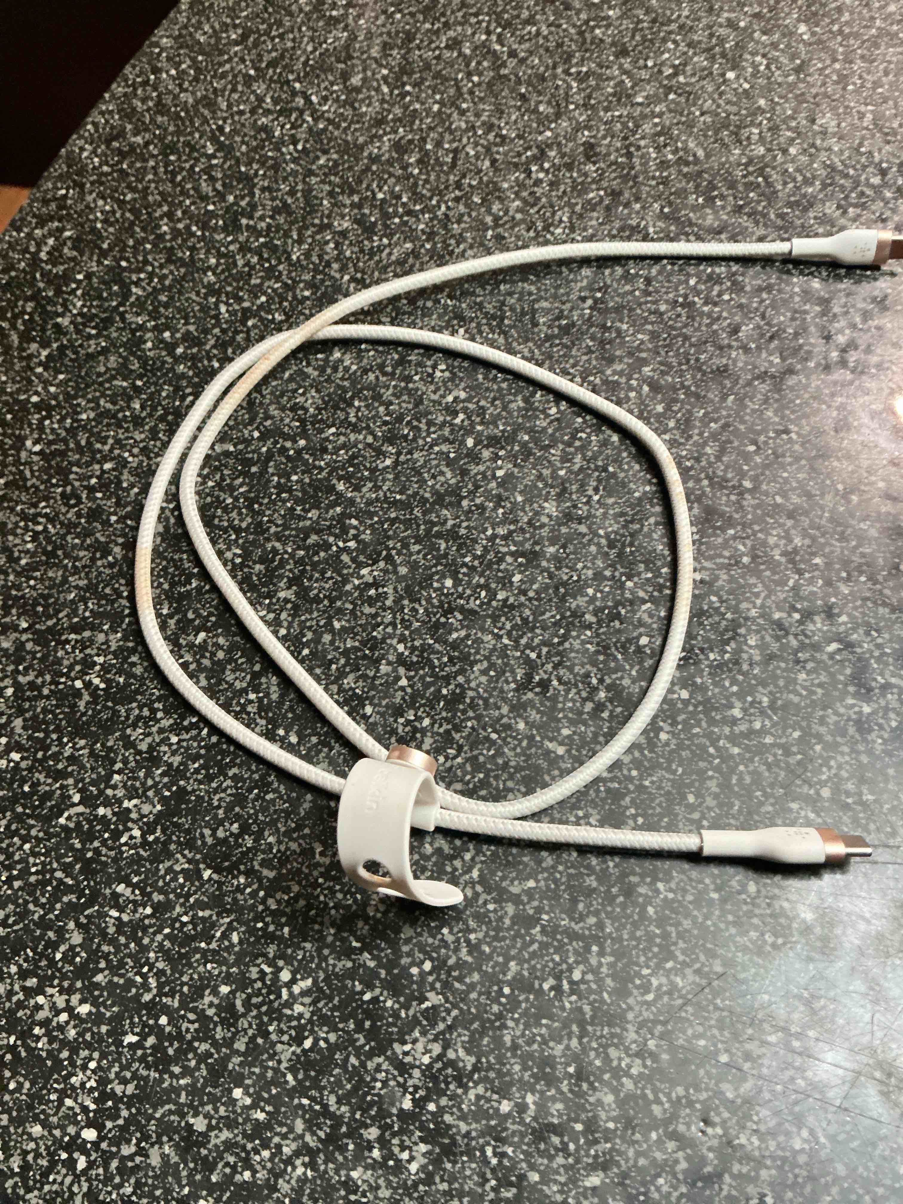 Condition photo showing New/Like New for White 4 FT. Type C Charging Cord