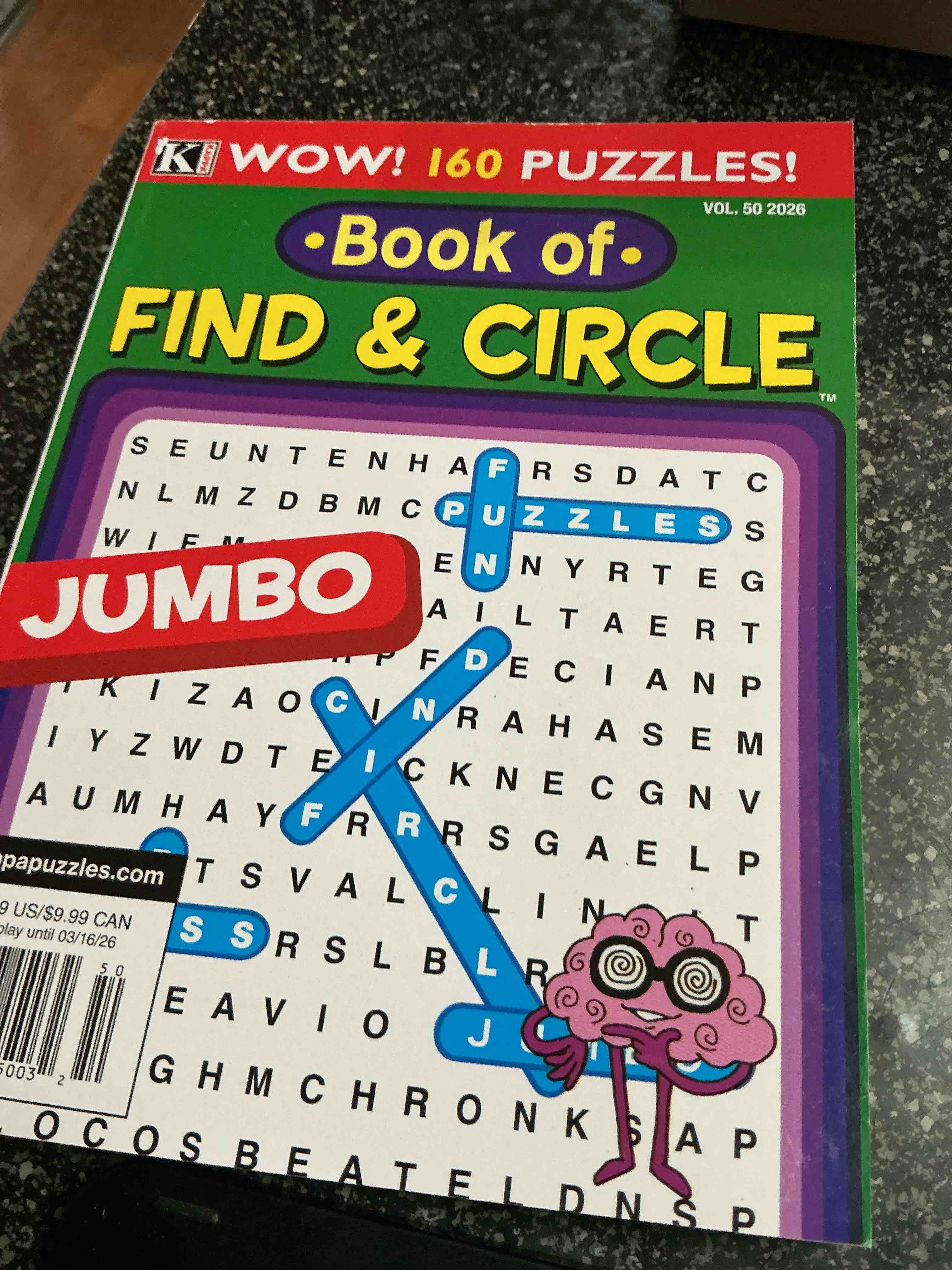 Kappa Wow 160 Puzzles Book Of Find & Circle 