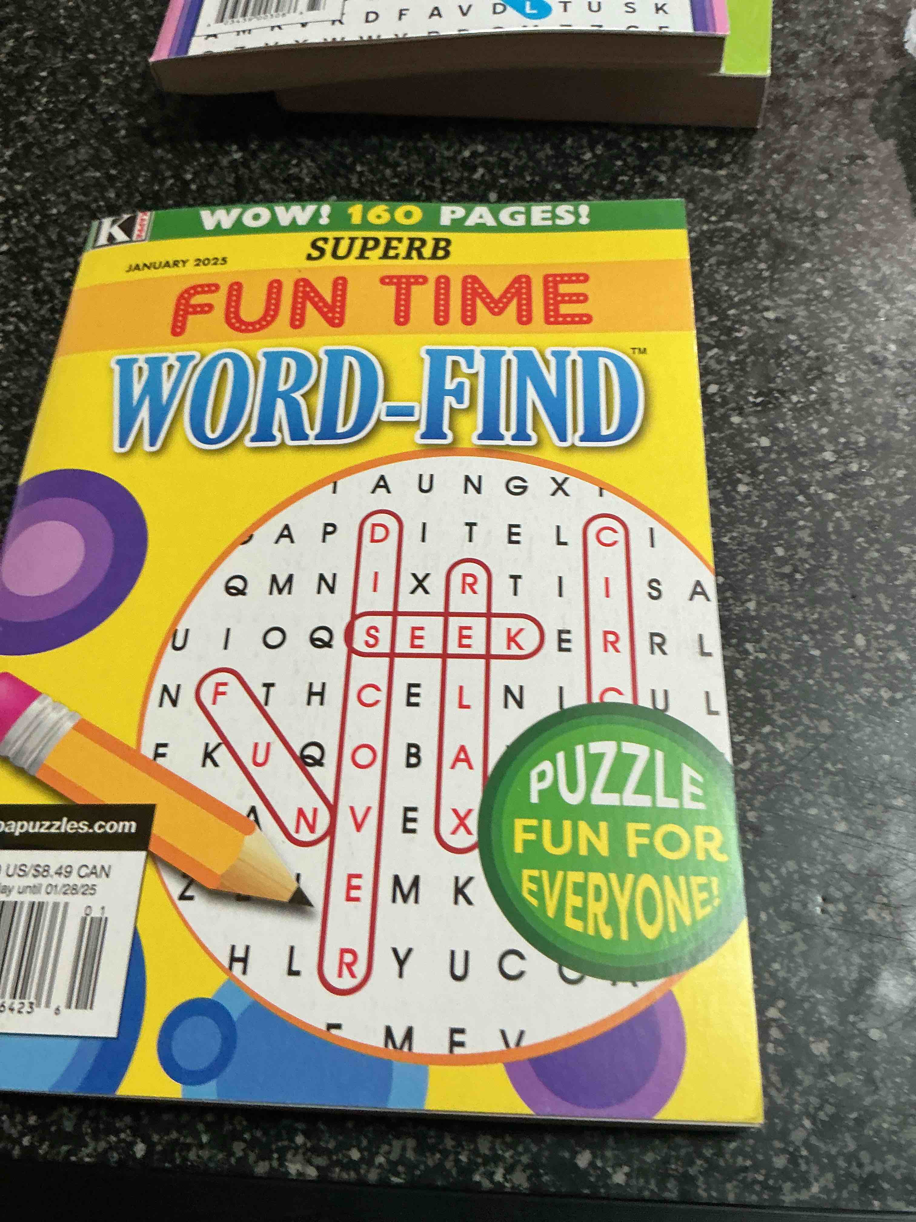 Kappa Wow 160 Pages - Fun Time Word-Find 