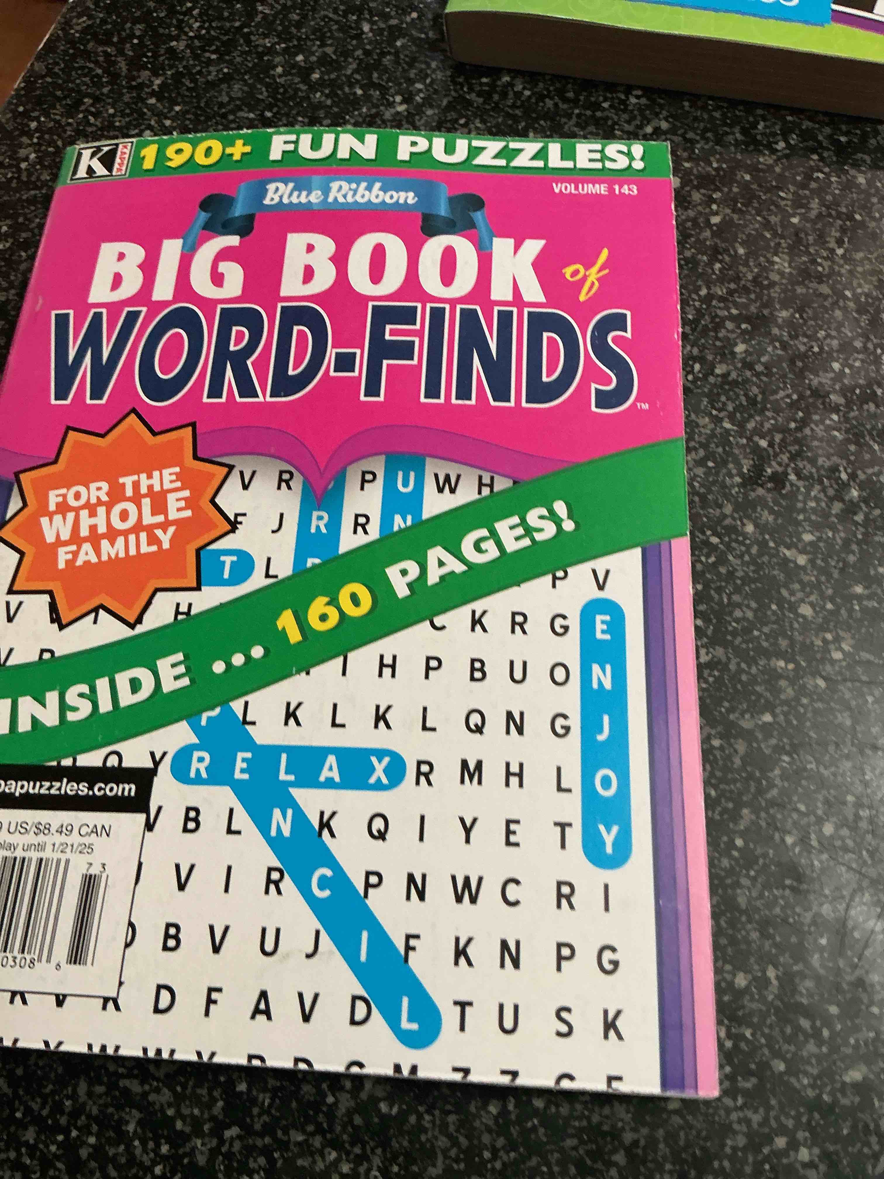 Kappa 190 + Blue Ribbon Big Book Word - Finds 