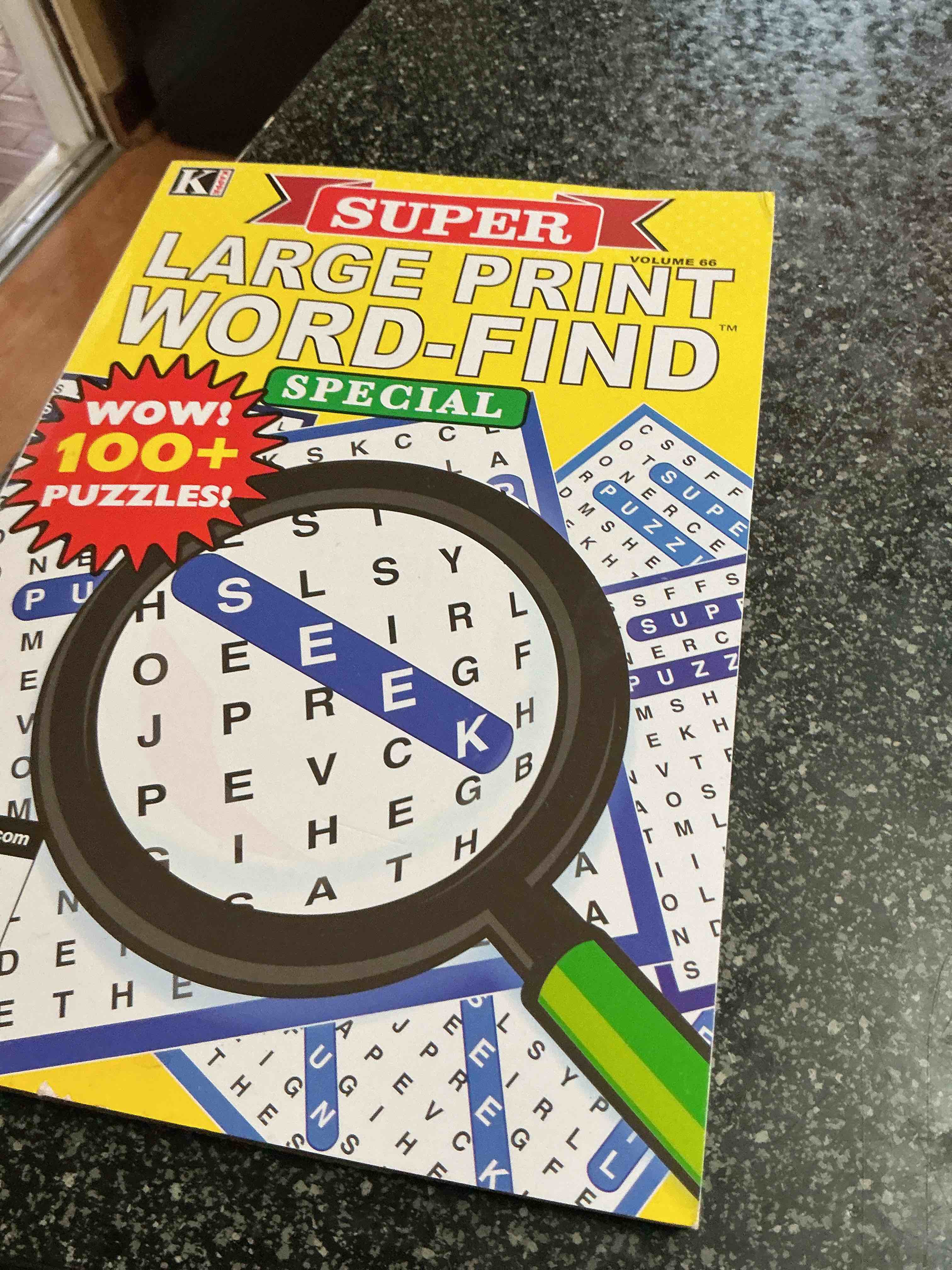 Kappa Super Large Print Word - Find Wow 100 + Puzzles 