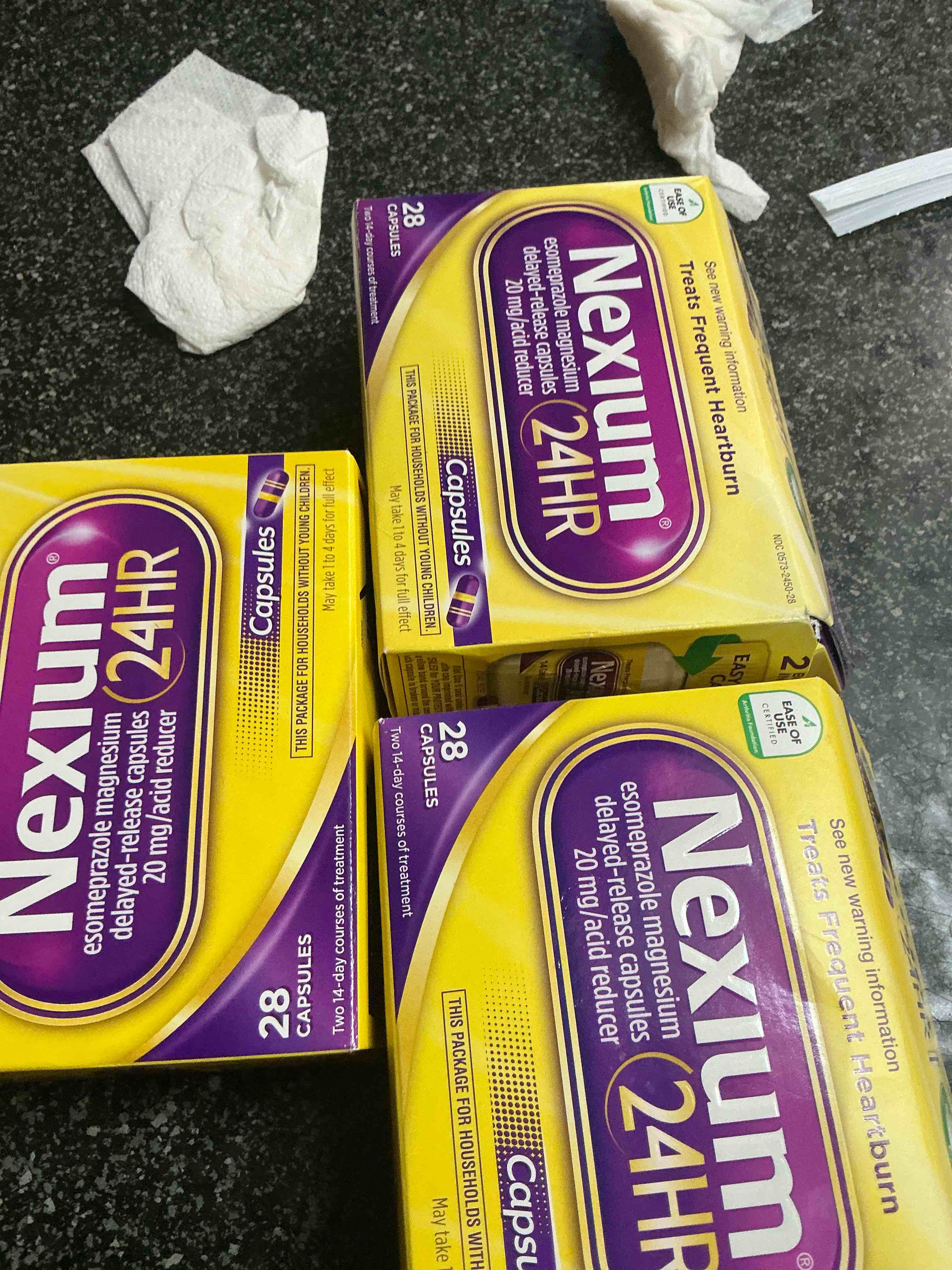 Nexium 24 Hr. Treats Frequent Heartburn 