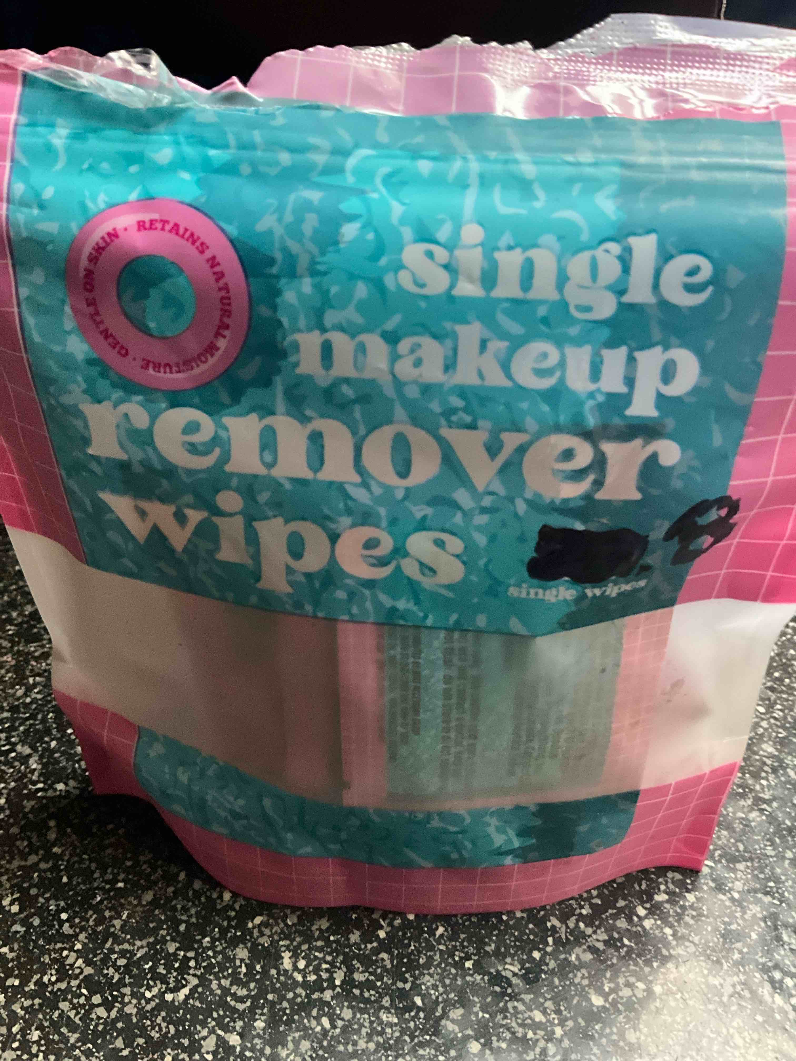 Single Make-Up Remover Wipes - 8 count 