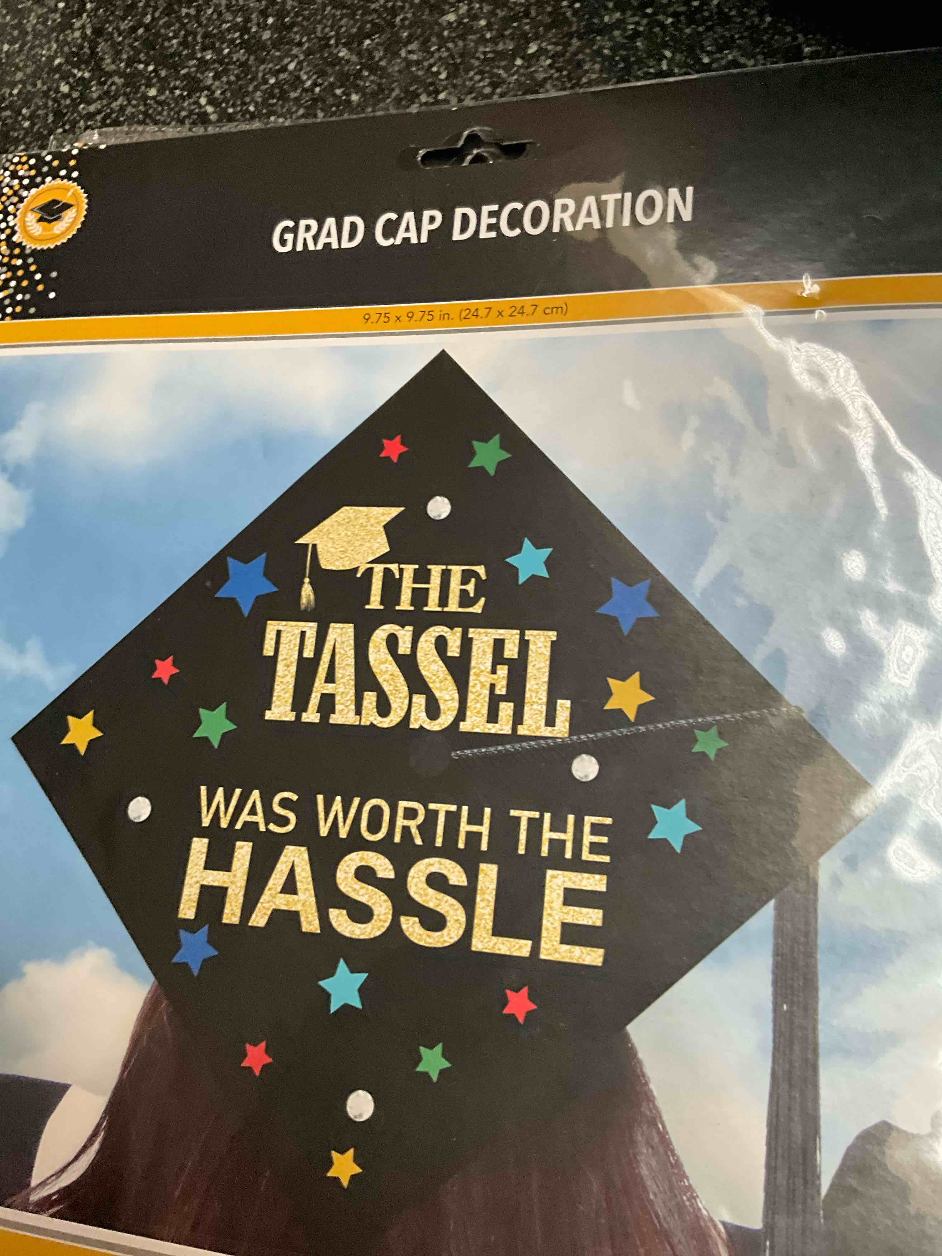 Grad Cap Decoration - 9.75 X 9.75
