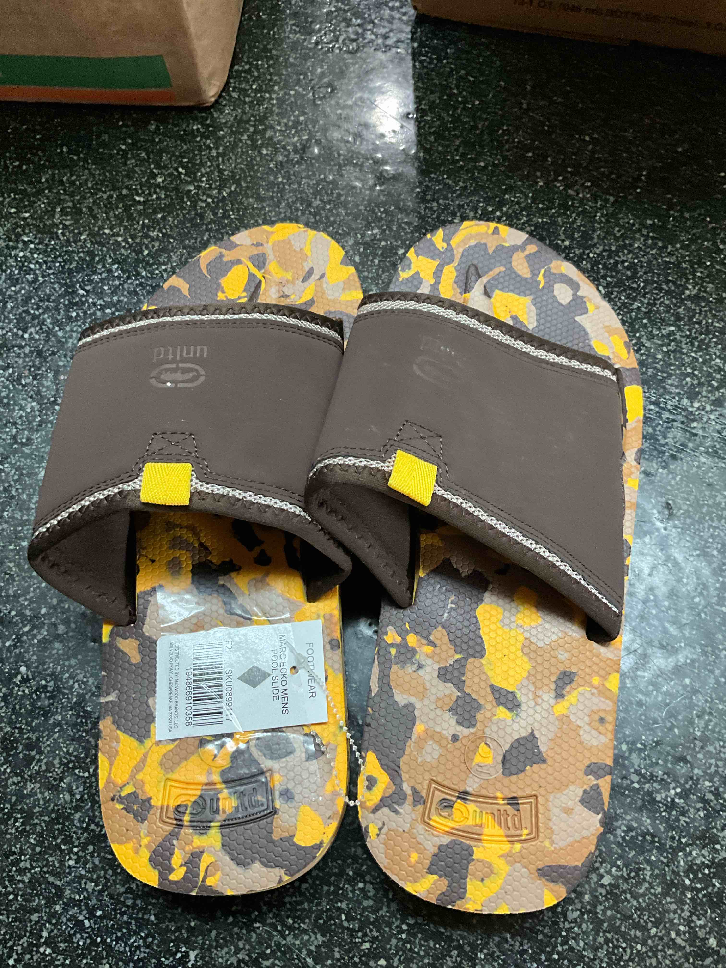 Mens - Sandals - Camo/Brown - Size - 9 