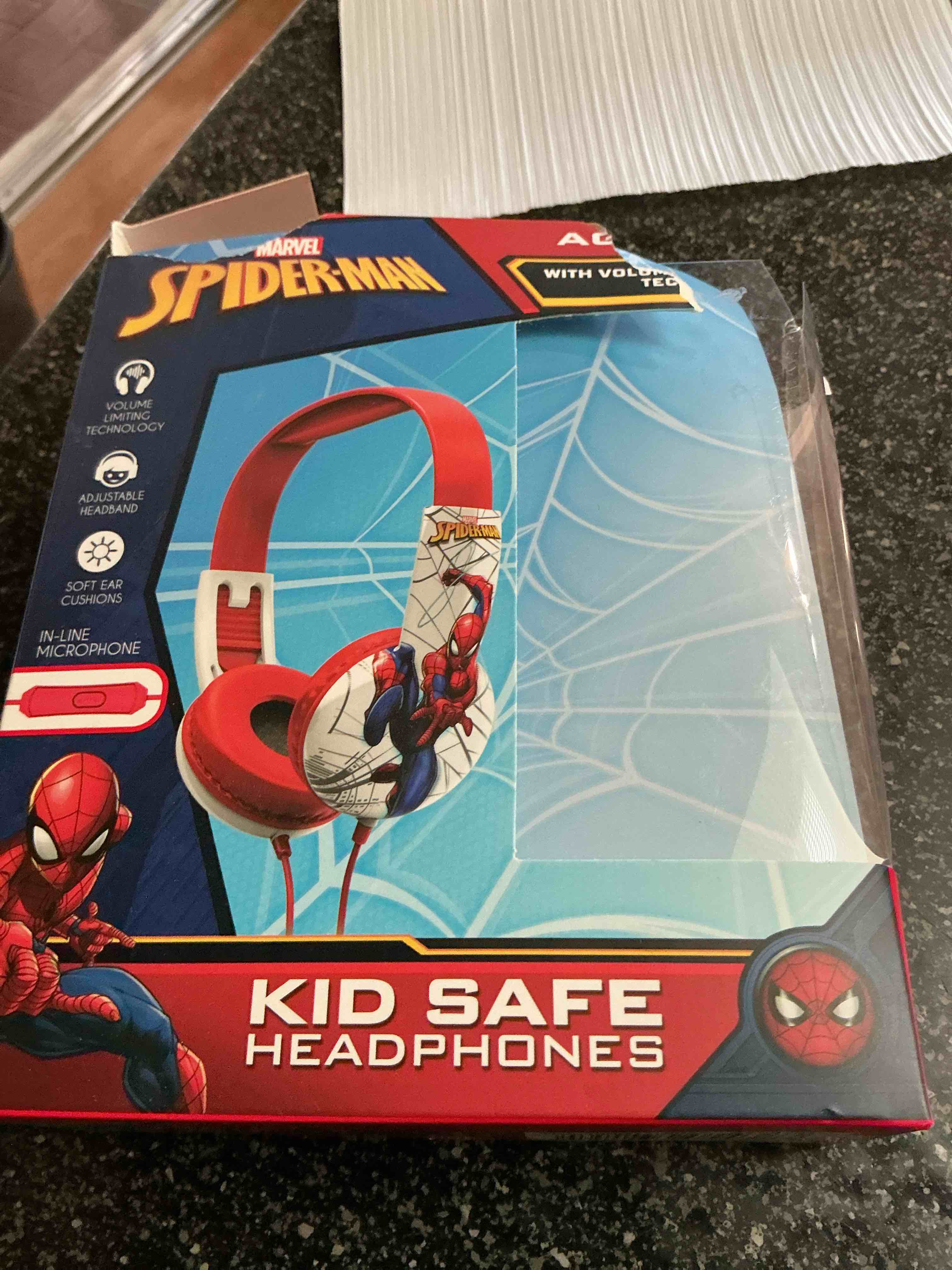Spider-Man  Kid Safe Headphones 
