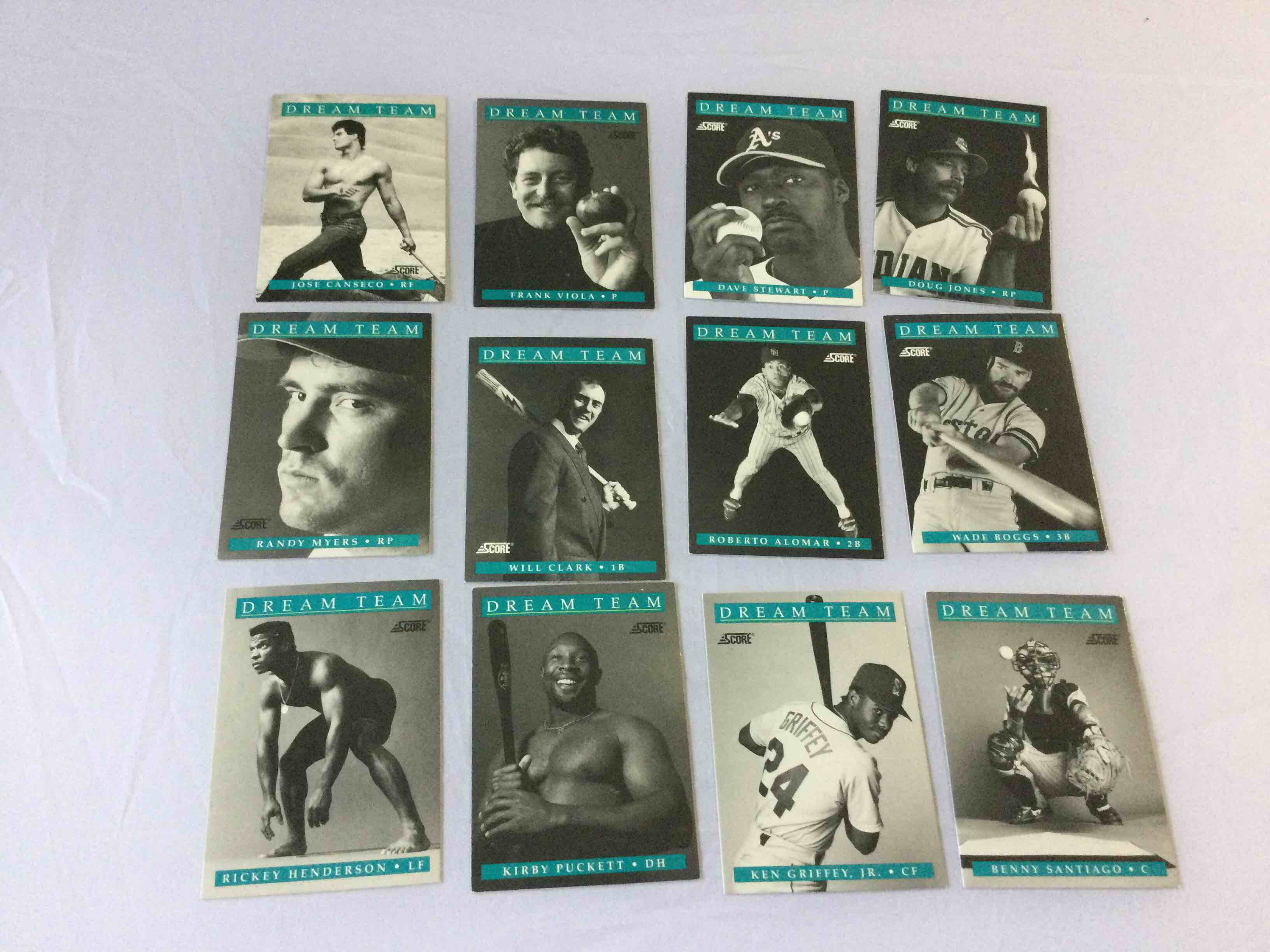 Lot of (12) Score.Dream Team Baseball Cards