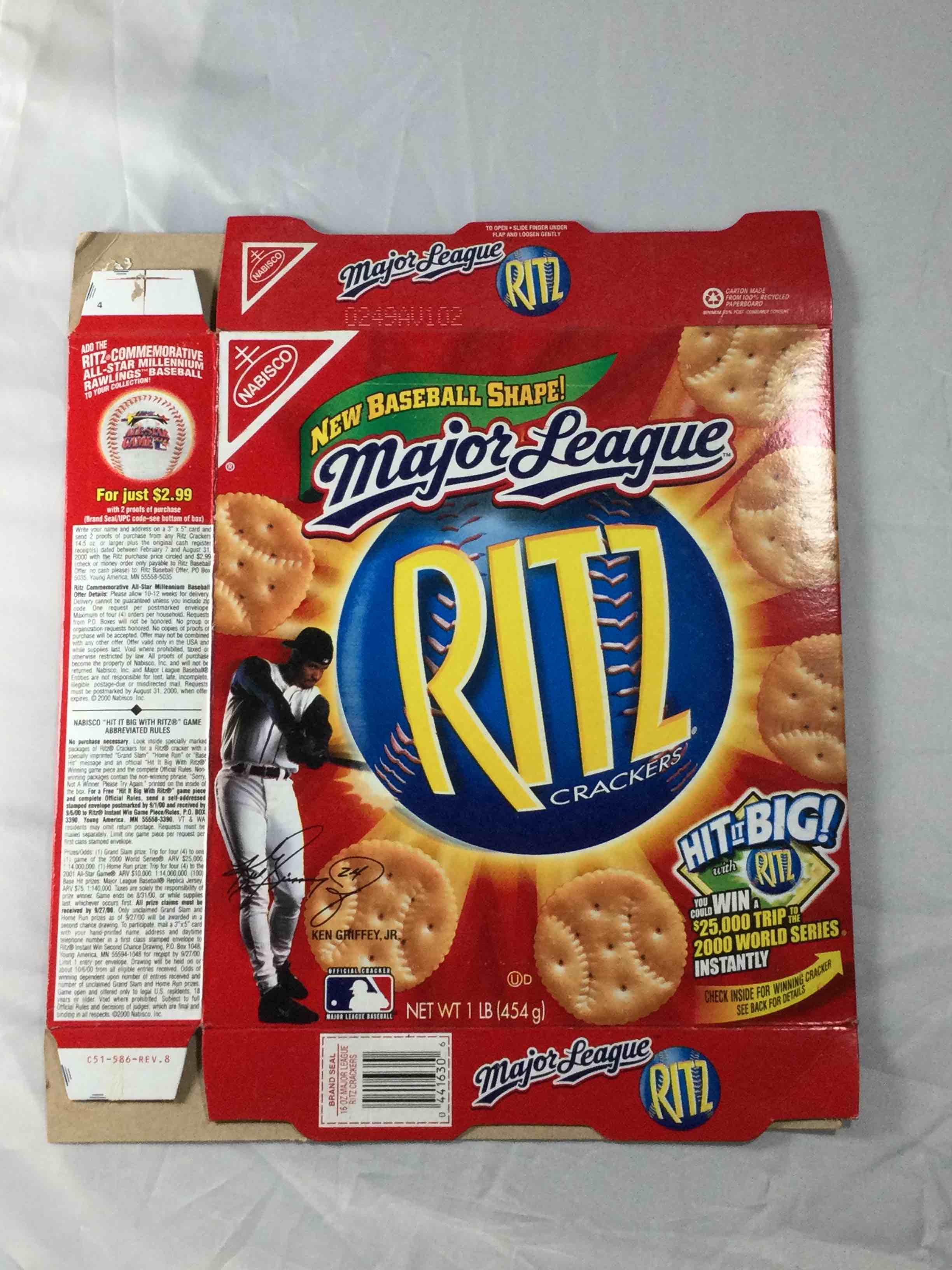 2000 Ritz Major League Ken Griffey Jr. Complete Box