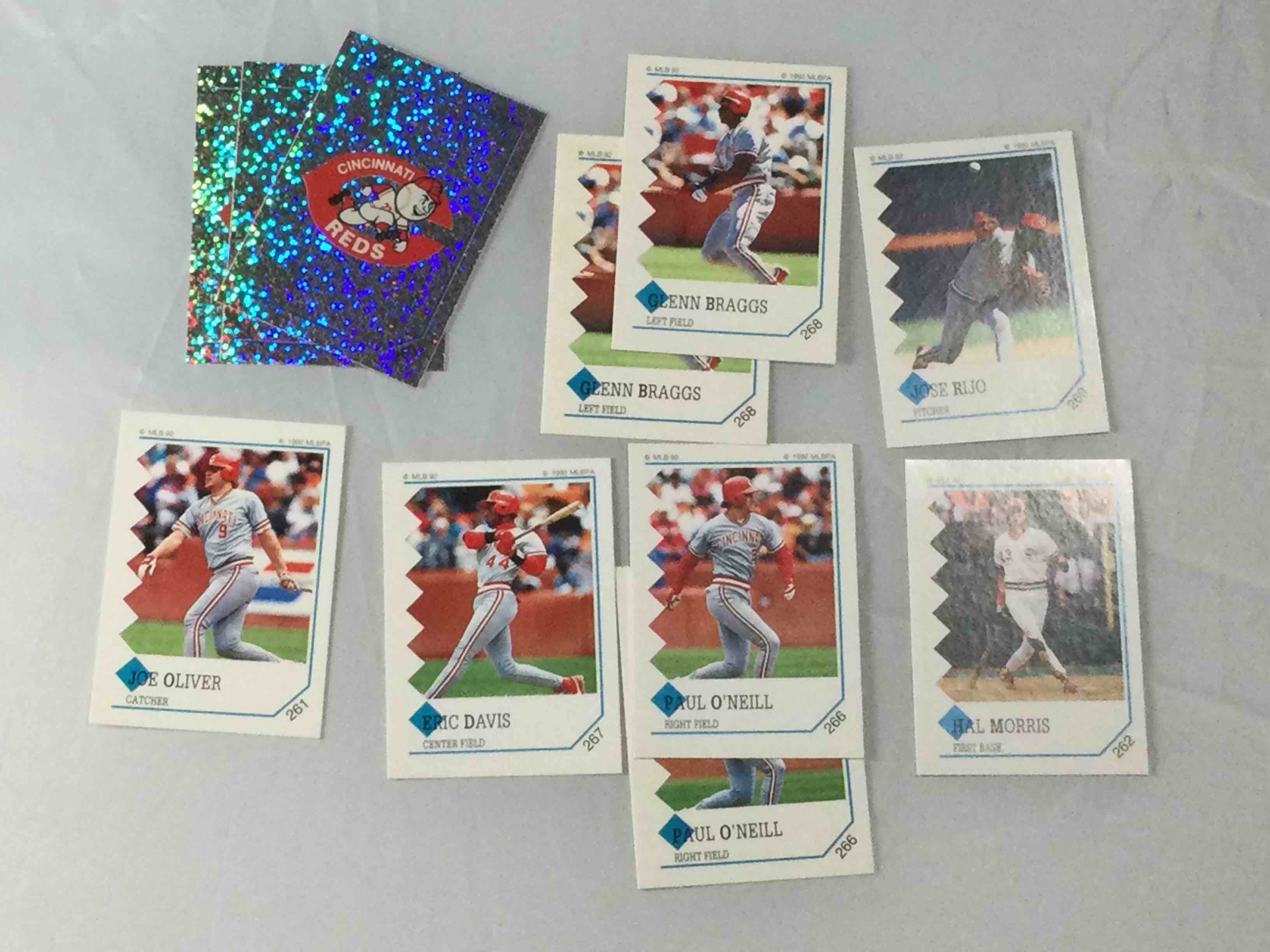 1992 Panini Cincinnati reds Italian Sticker Lot