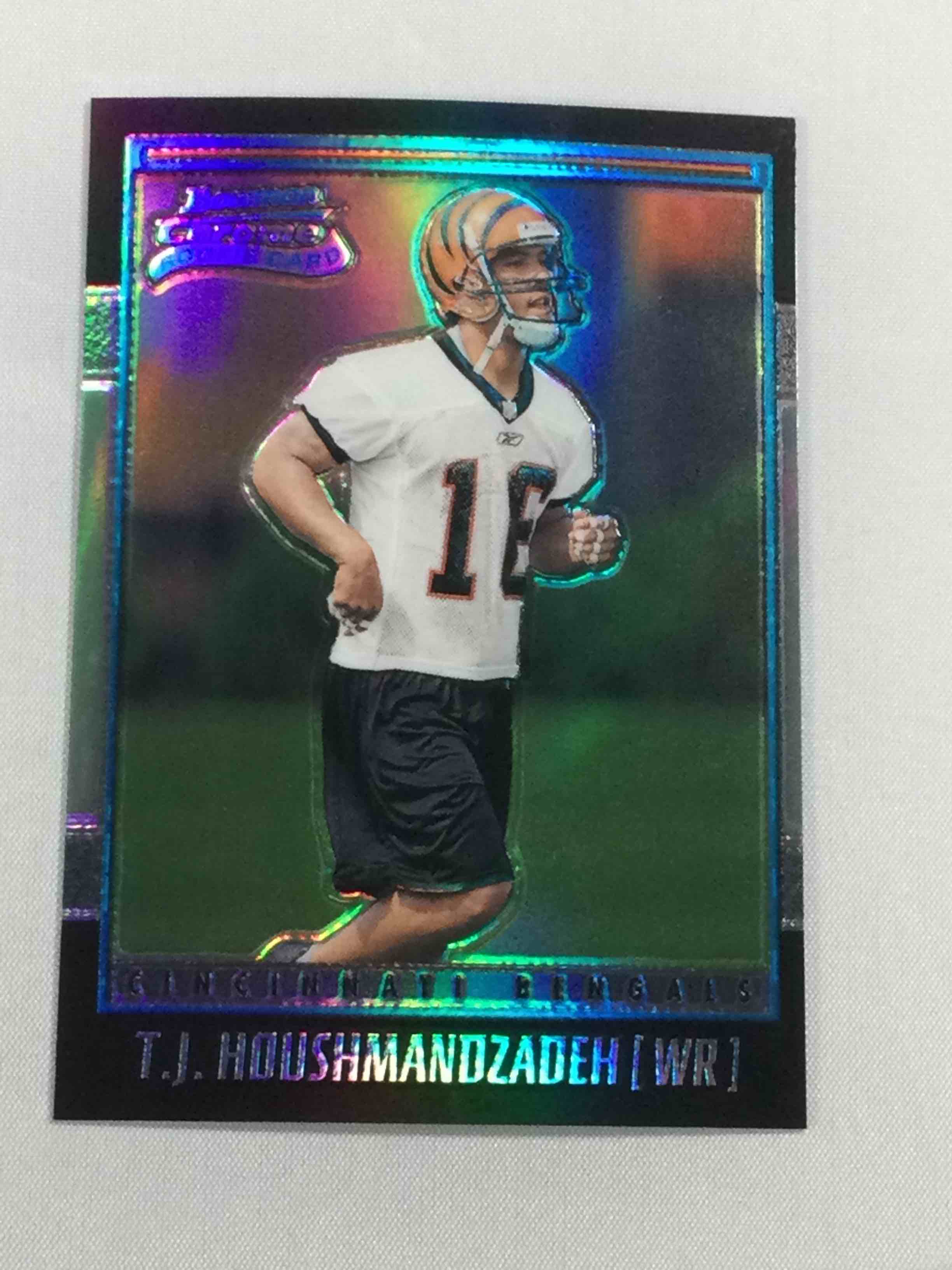 2001 Bowman Chrome Rookie Refractor T.J. Houhmandzadeh Serial # 0344/1999