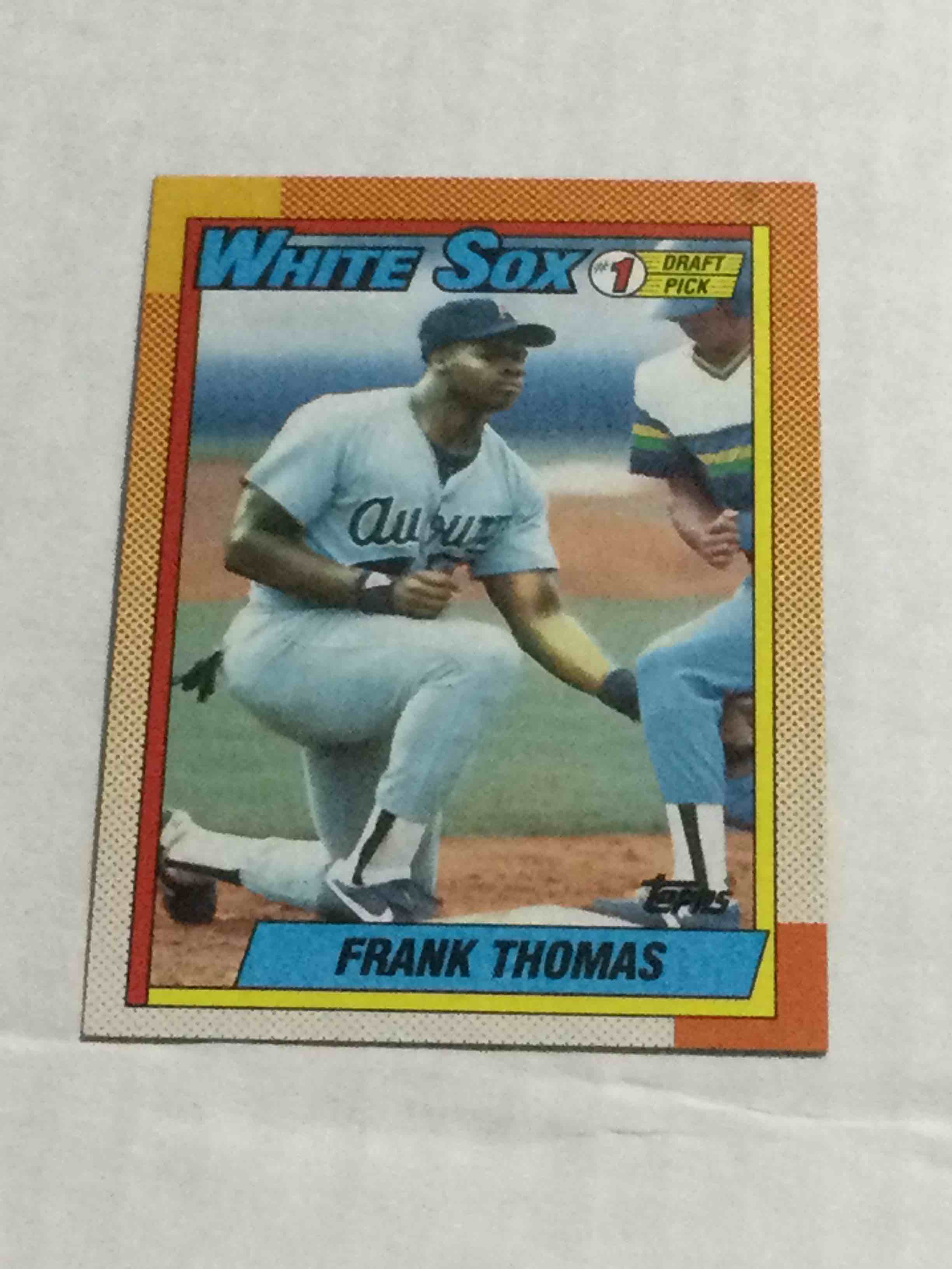 1990 Topps Frank Thomas Rookie Baseball Card