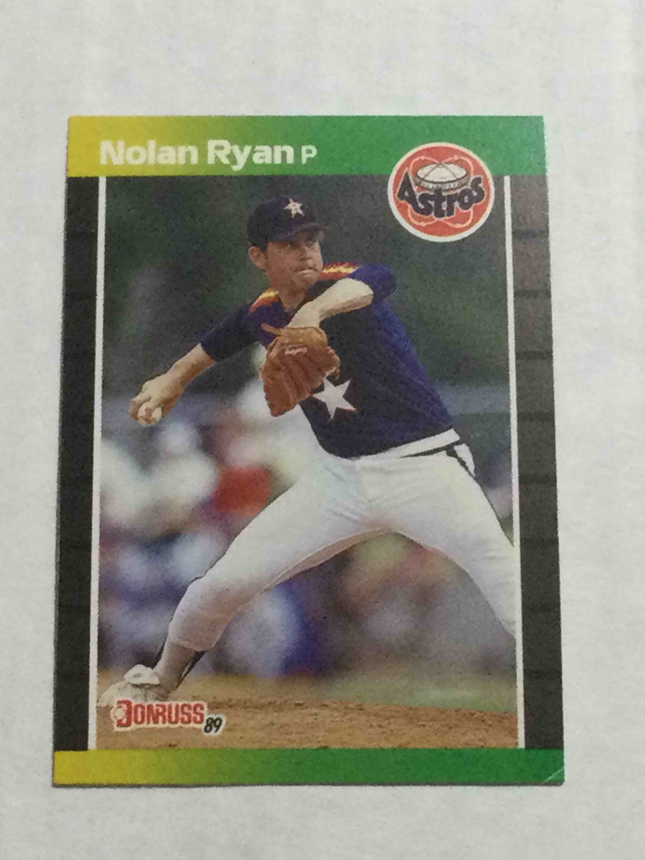 1989 Donruss Nolan Ryan Baseball Card