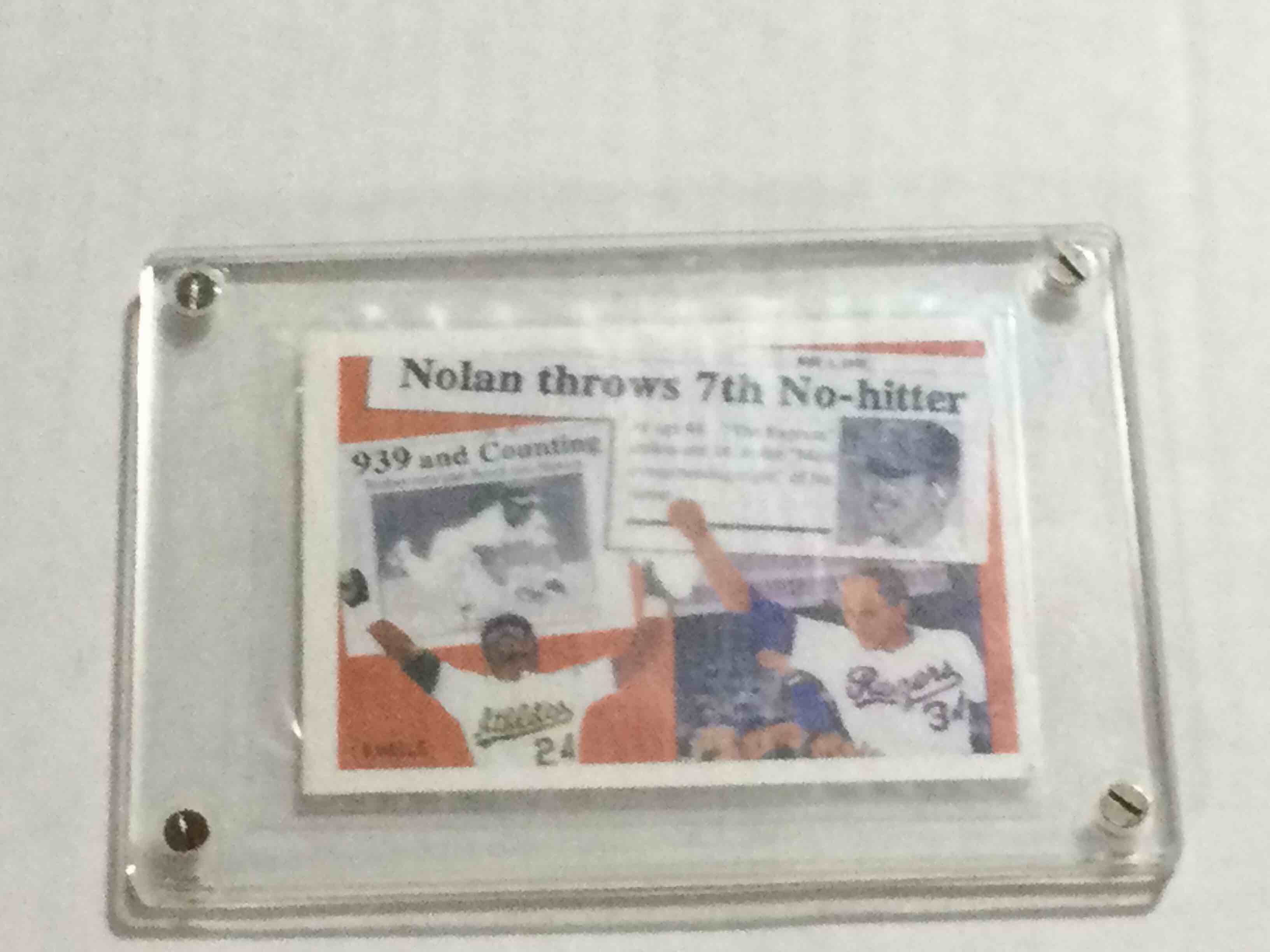 1991 Upper Deck Nolan Ryan 7th No Hitter Baseball Card #SP2